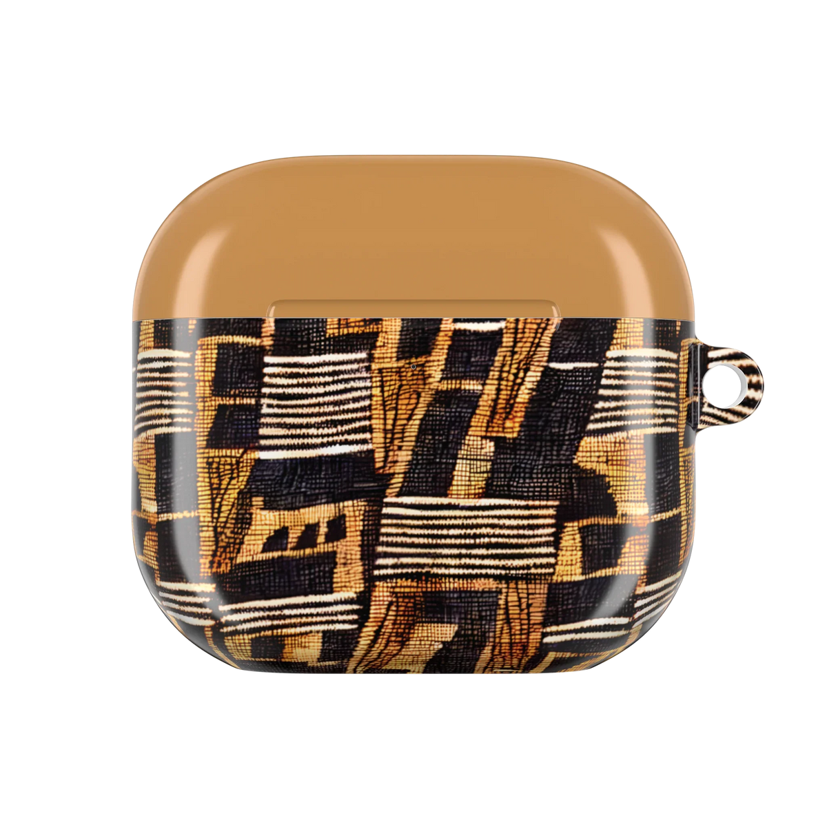 Timbuktu Gold Mud Cloth AirPods 4 Case - The Global Wanderer