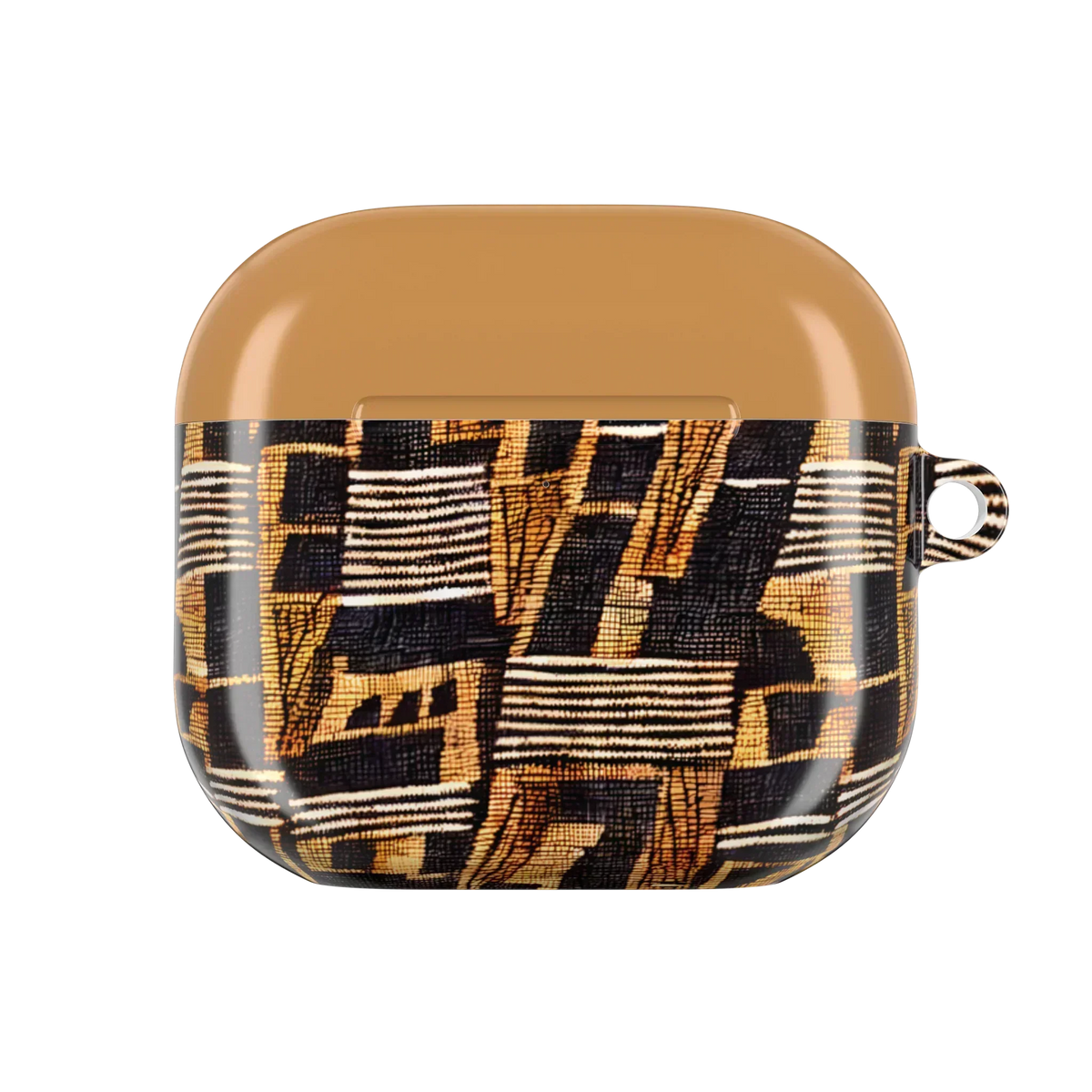 Timbuktu Gold Mud Cloth AirPods 4 Case - The Global Wanderer