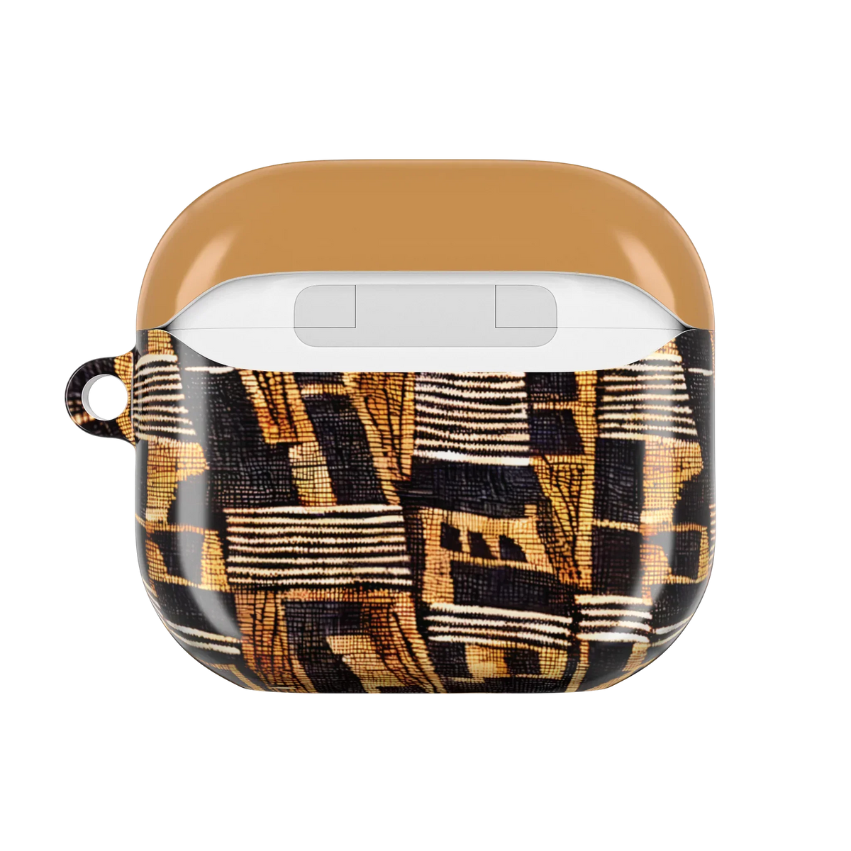 Timbuktu Gold Mud Cloth AirPods 4 Case - The Global Wanderer