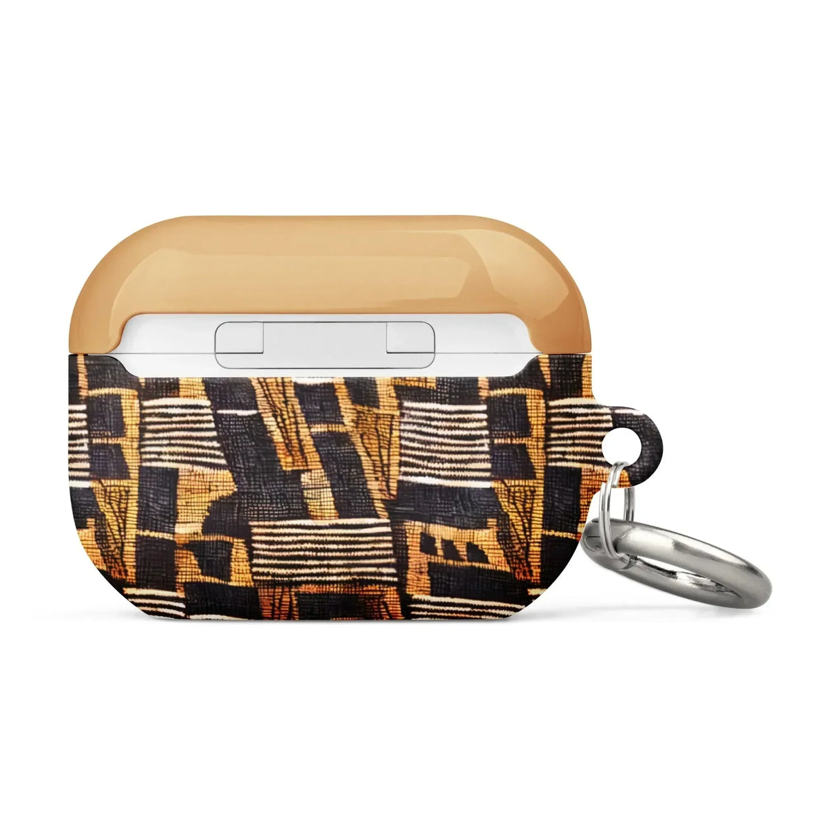 Timbuktu Gold Mud Cloth AirPods Pro 2 Case - The Global Wanderer