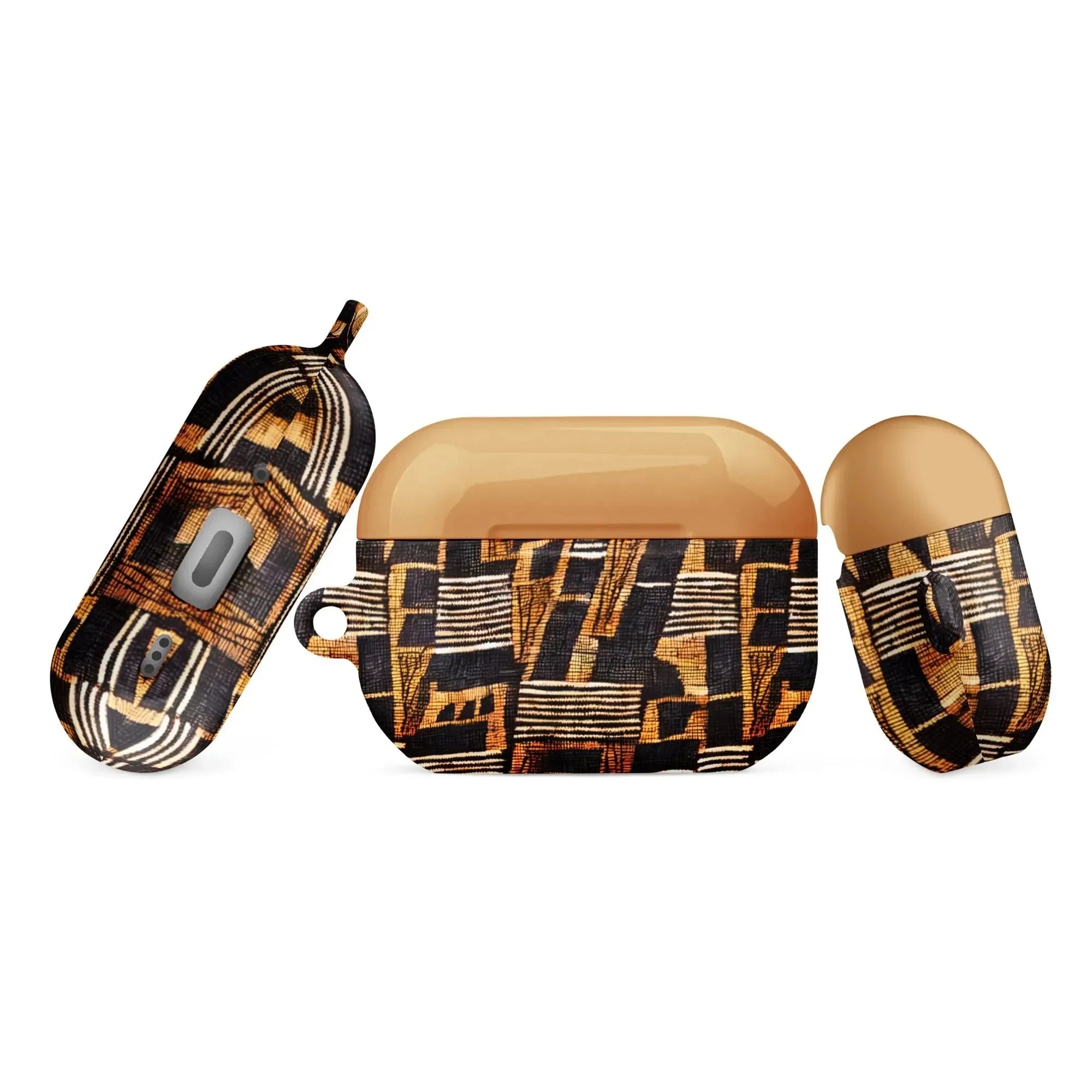Timbuktu Gold Mud Cloth AirPod Pro 2 Case - The Global Wanderer