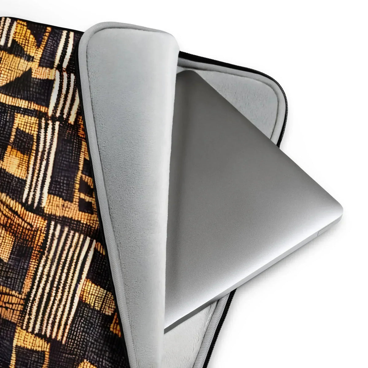 Timbuktu Gold Mud Cloth Laptop Case - The Global Wanderer