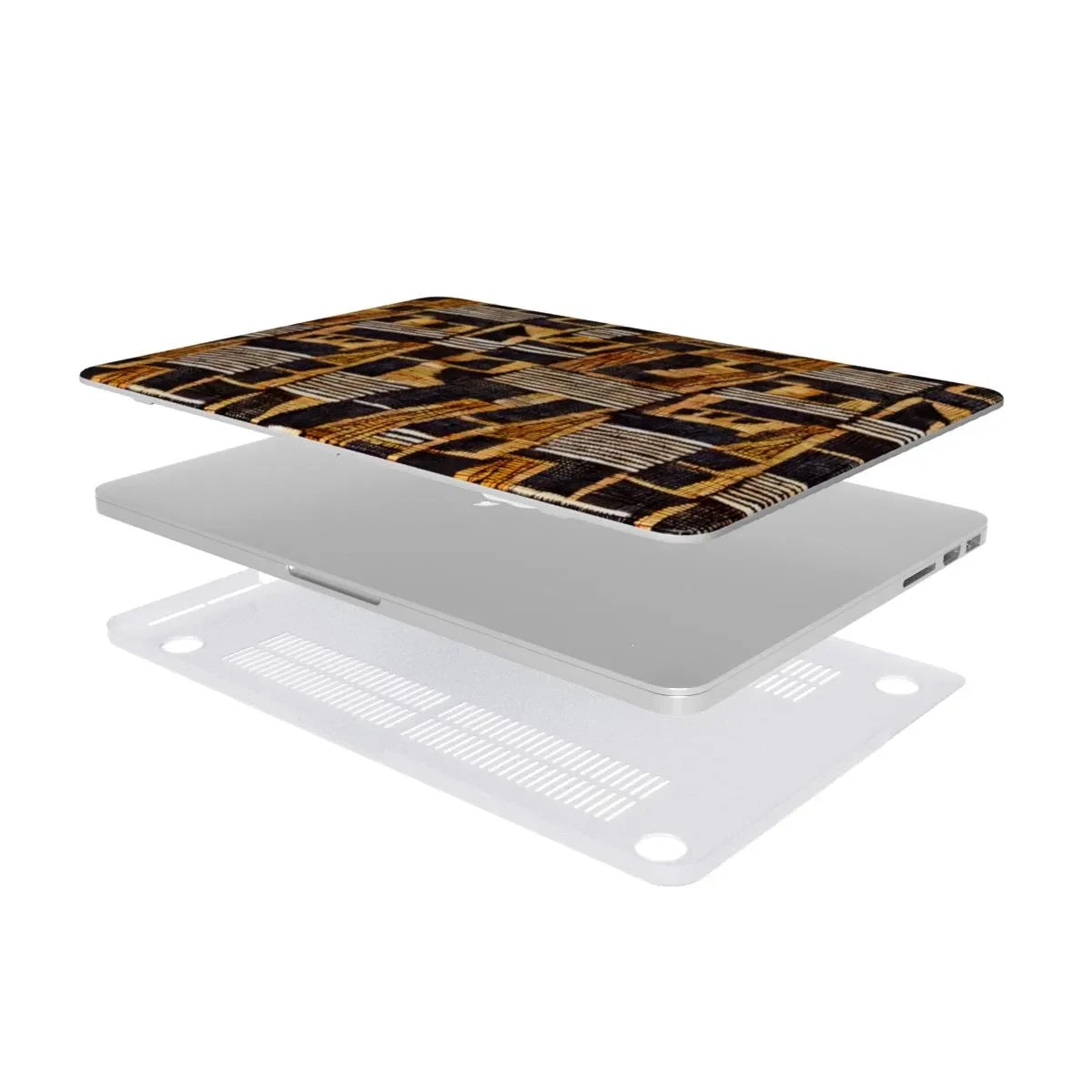Timbuktu Gold Mud Cloth MacBook Case - The Global Wanderer