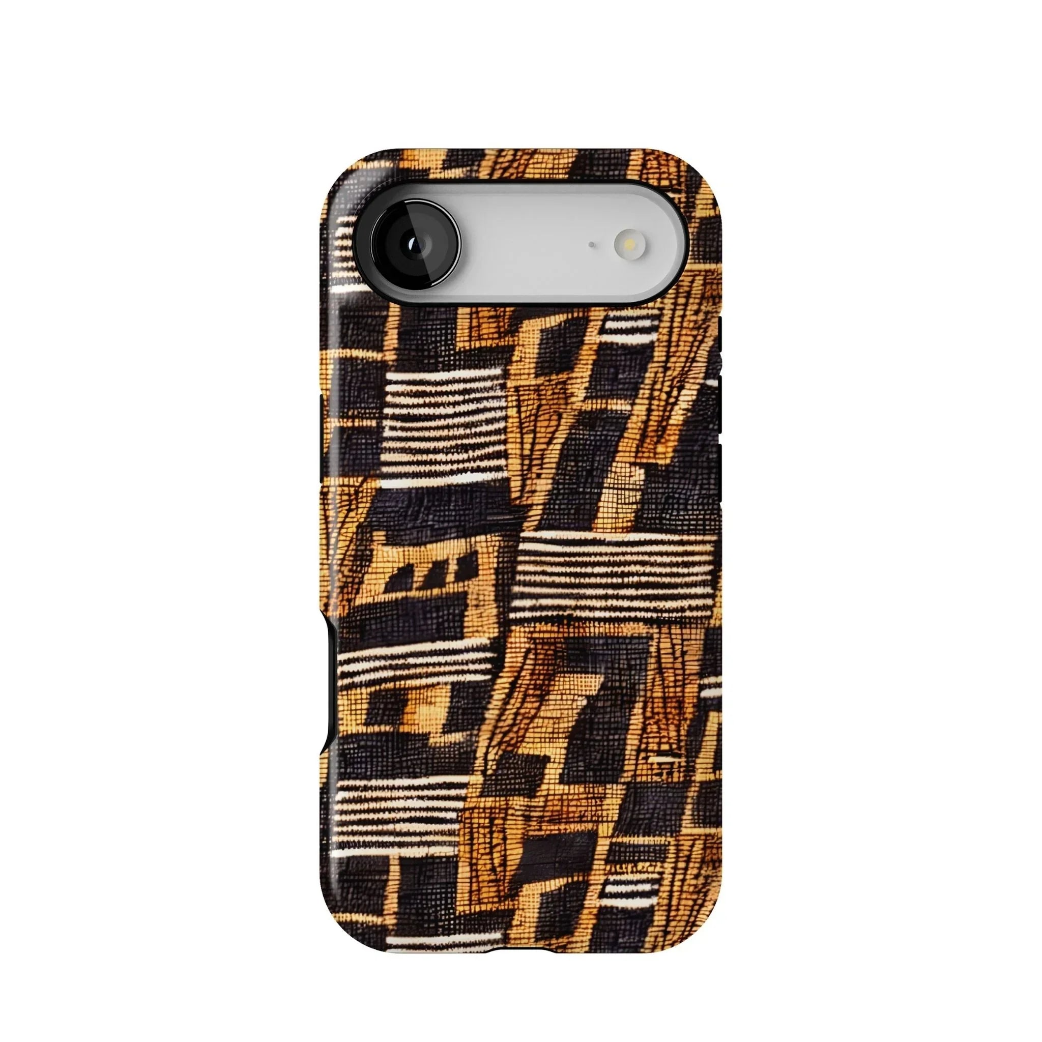 Timbuktu Gold Mud Cloth Tough MagSafe iPhone Case - The Global Wanderer