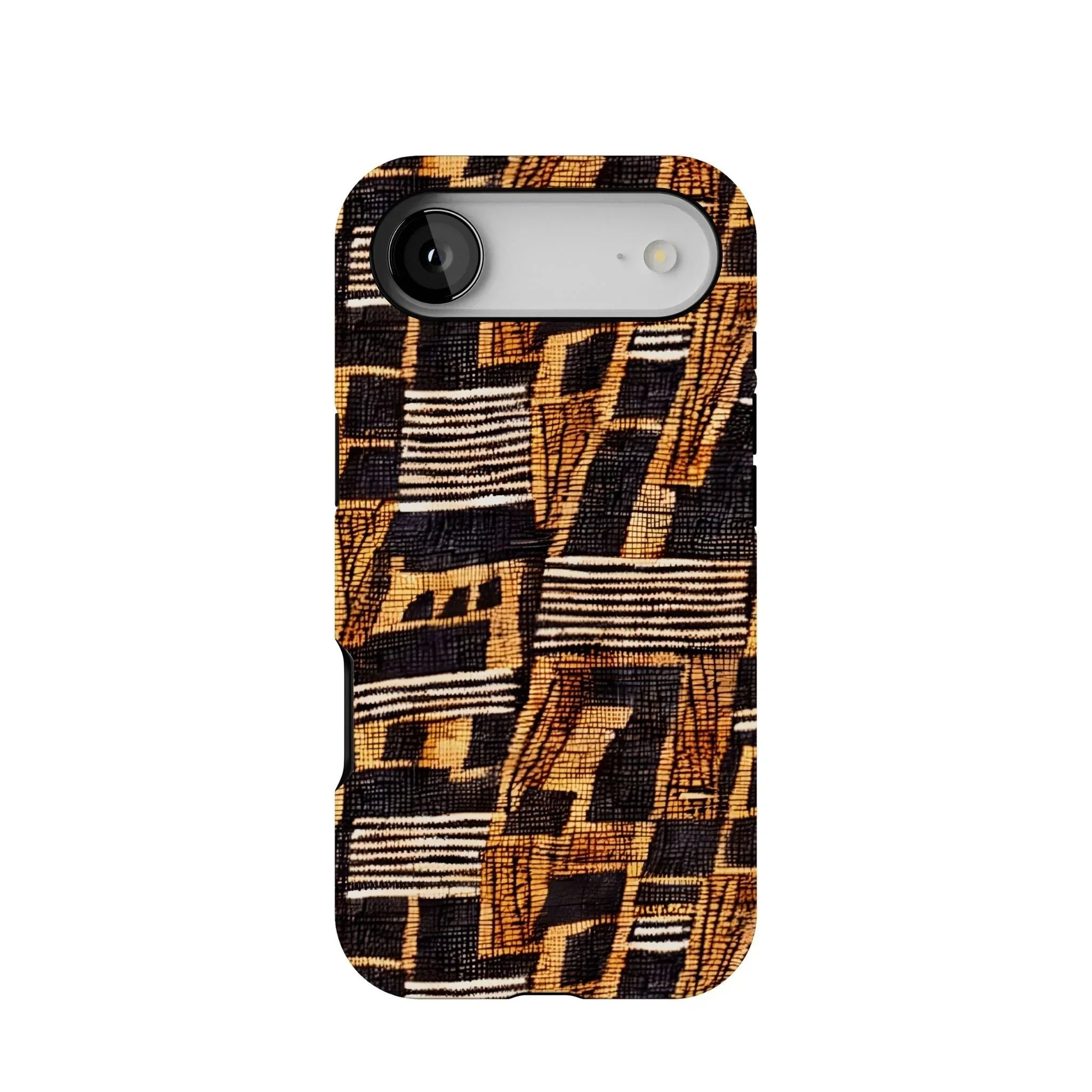 Timbuktu Gold Mud Cloth Tough MagSafe iPhone Case - The Global Wanderer