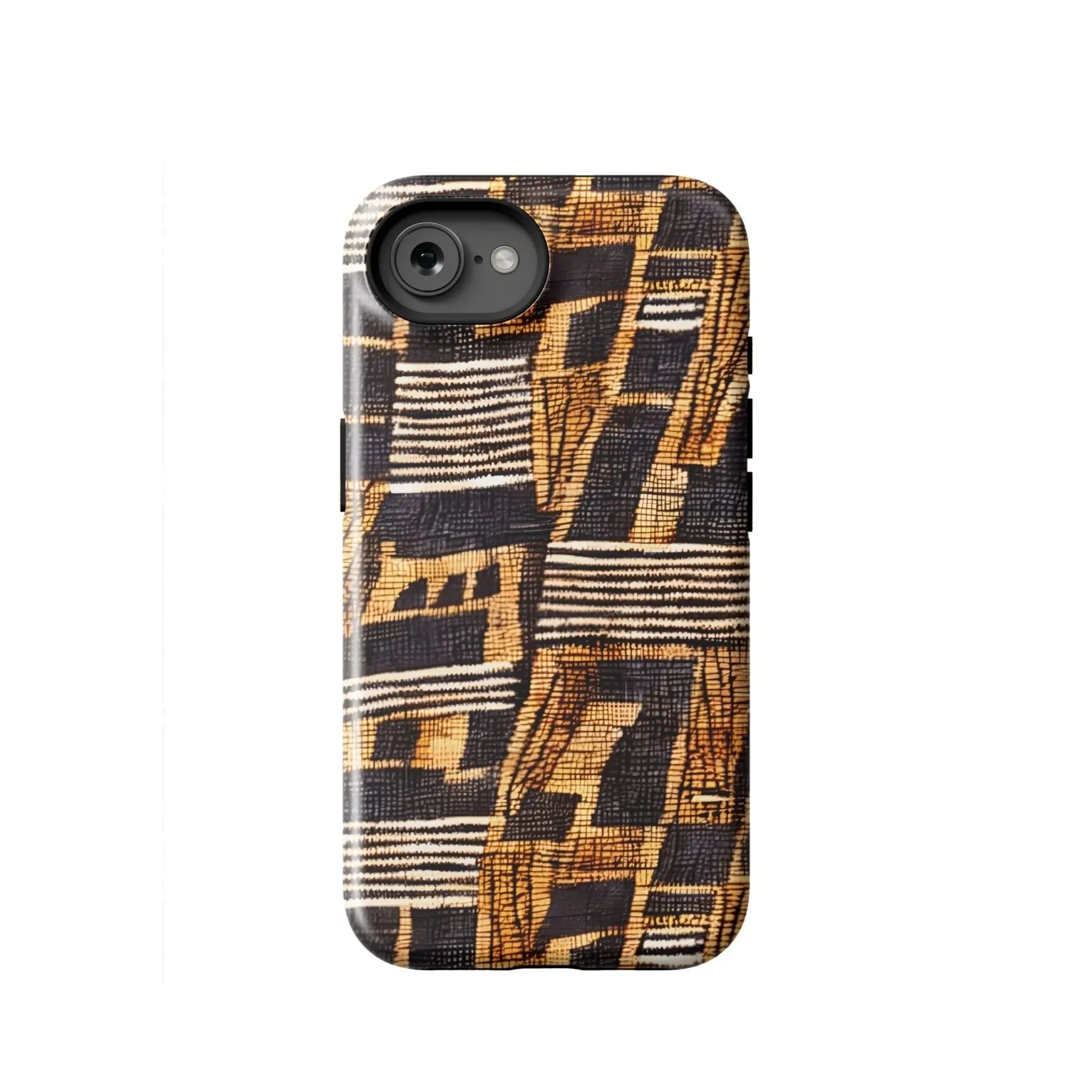 Timbuktu Gold Mud Cloth Tough MagSafe iPhone® Case - The Global Wanderer