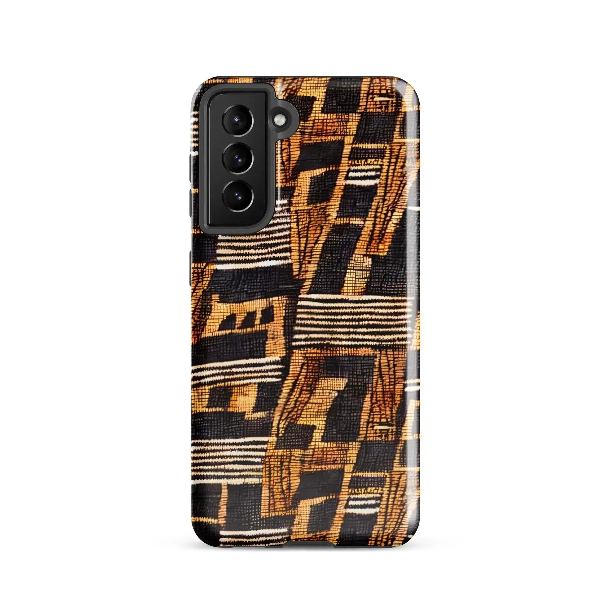 Timbuktu Gold Mud Cloth Samsung Case - The Global Wanderer