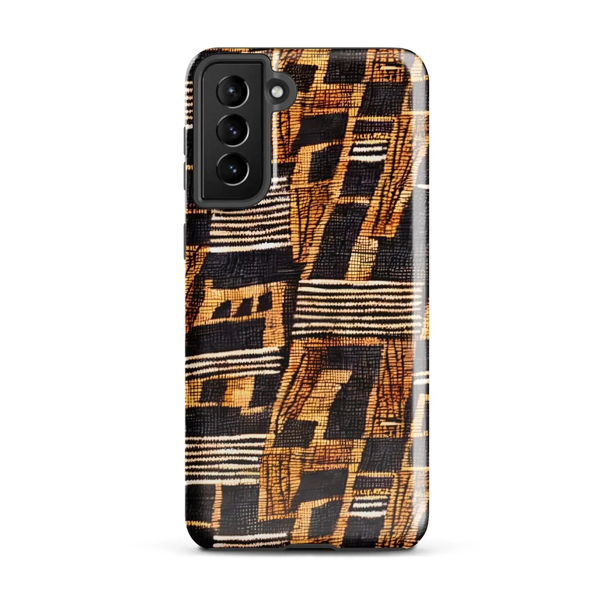 Timbuktu Gold Mud Cloth Samsung Case - The Global Wanderer