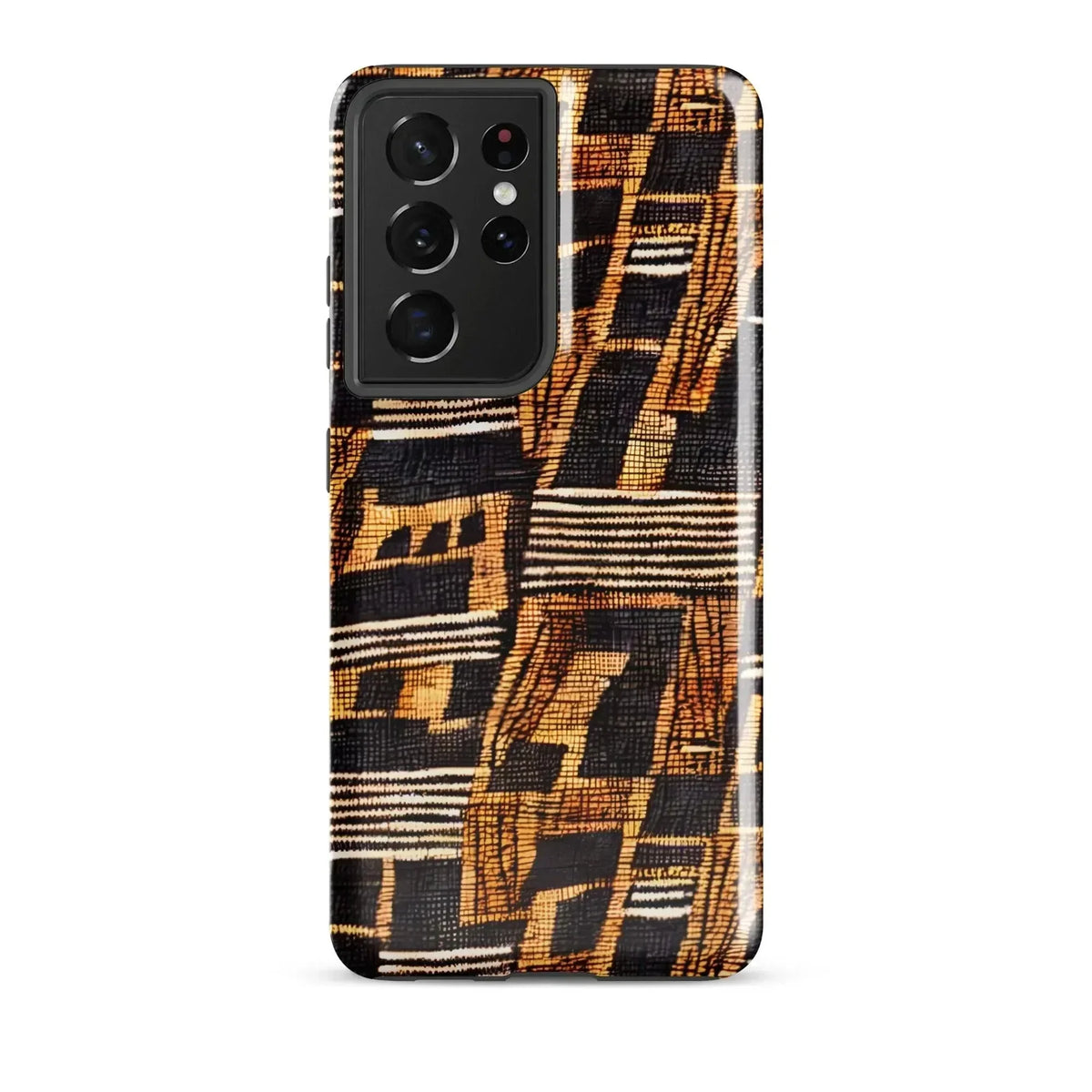 Timbuktu Gold Mud Cloth Samsung Case - The Global Wanderer