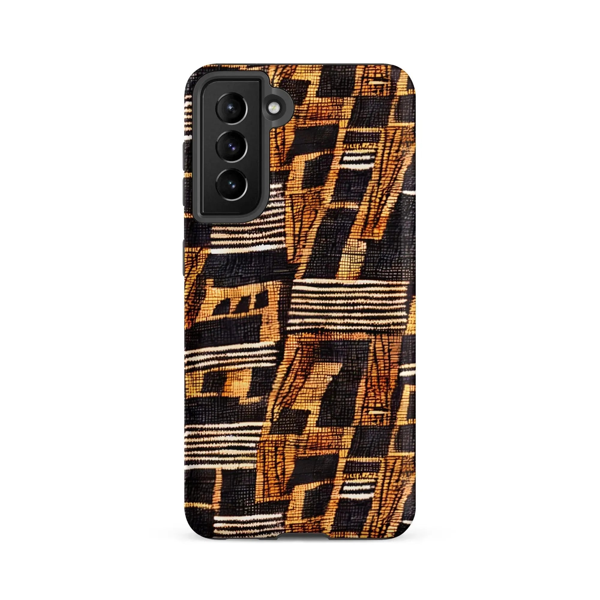 Timbuktu Gold Mud Cloth Samsung Case - The Global Wanderer