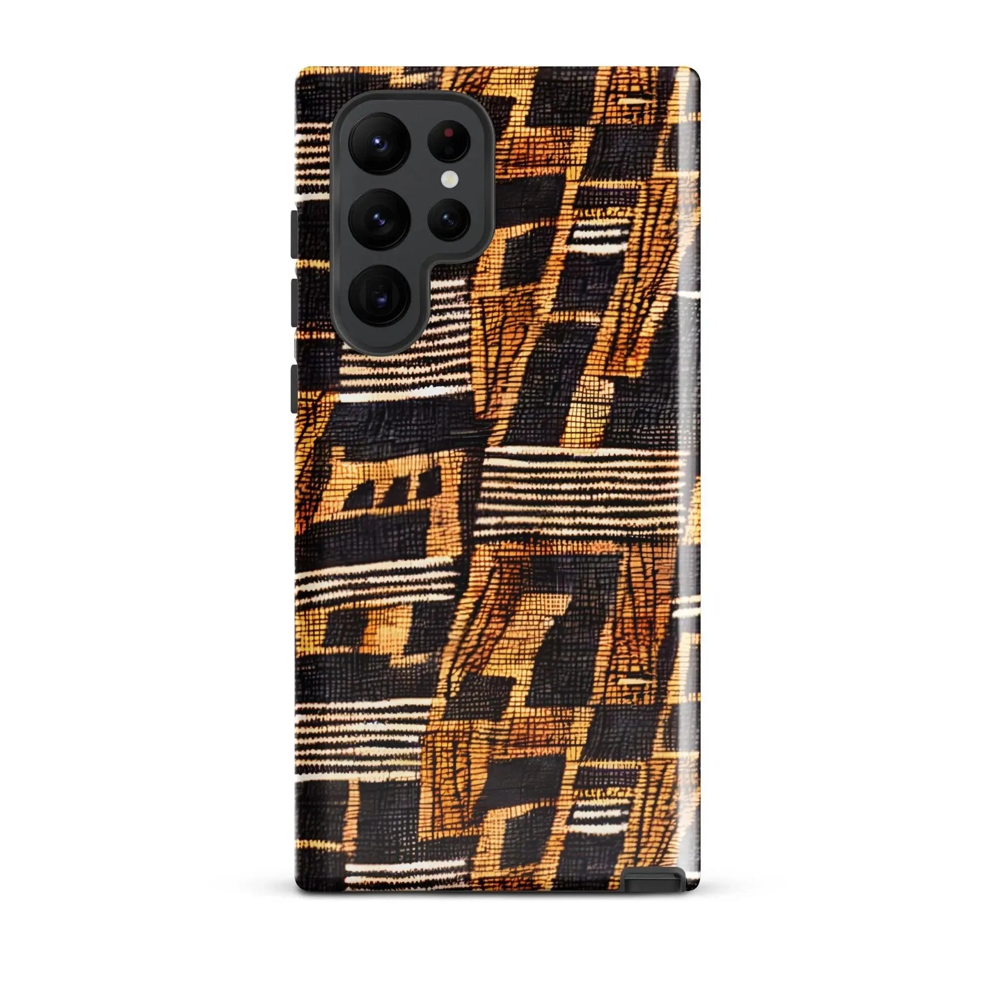 Timbuktu Gold Mud Cloth Samsung Case - The Global Wanderer