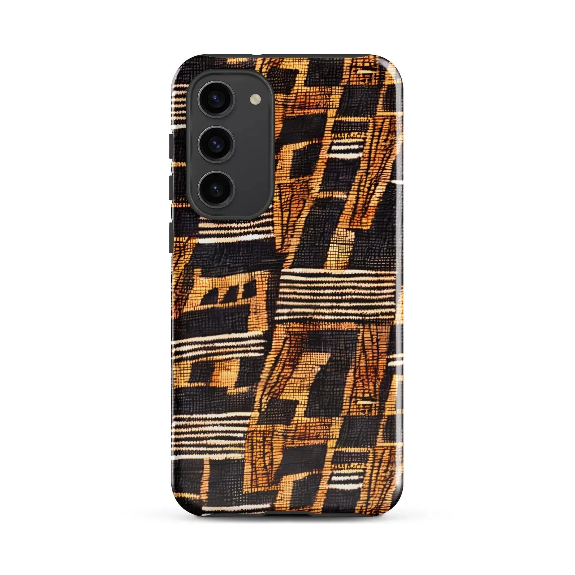 Timbuktu Gold Mud Cloth Samsung Case - The Global Wanderer