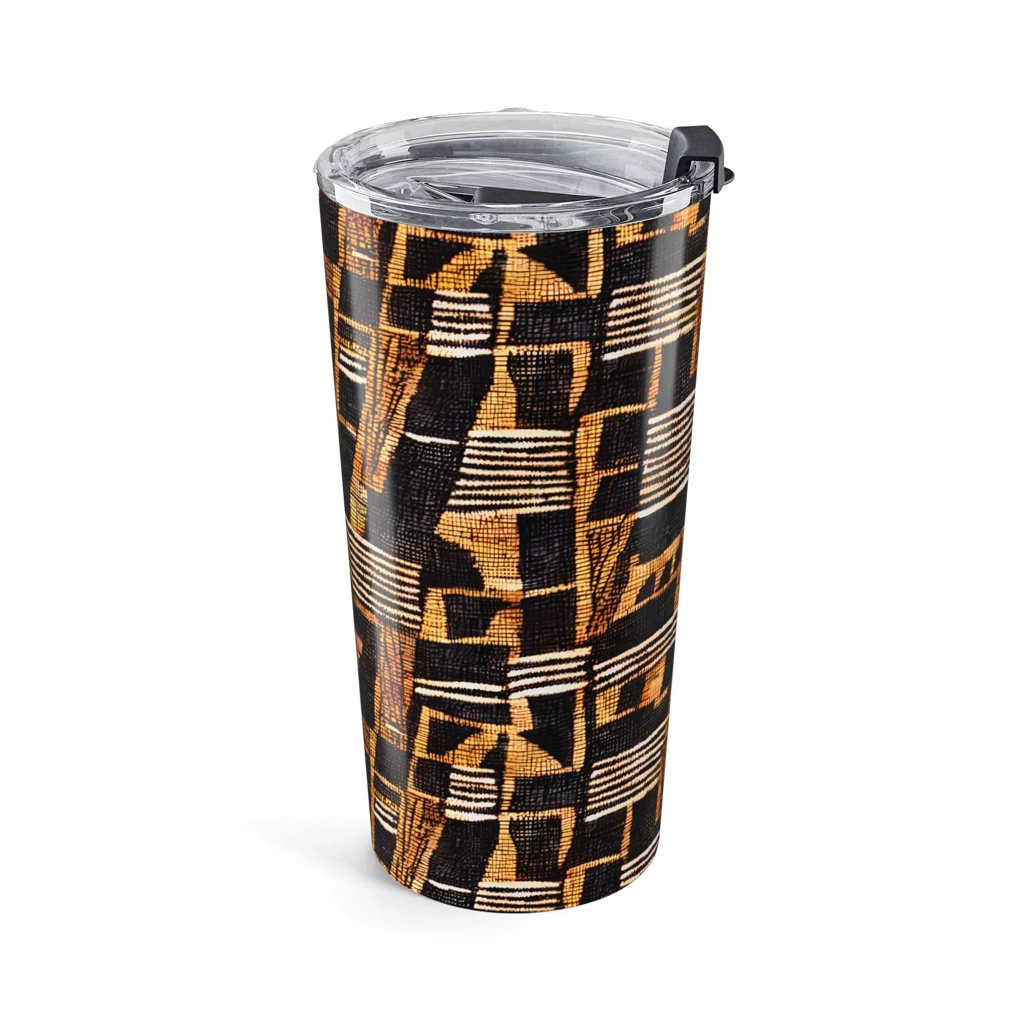 Timbuktu Gold Mud Cloth Tumbler - The Global Wanderer