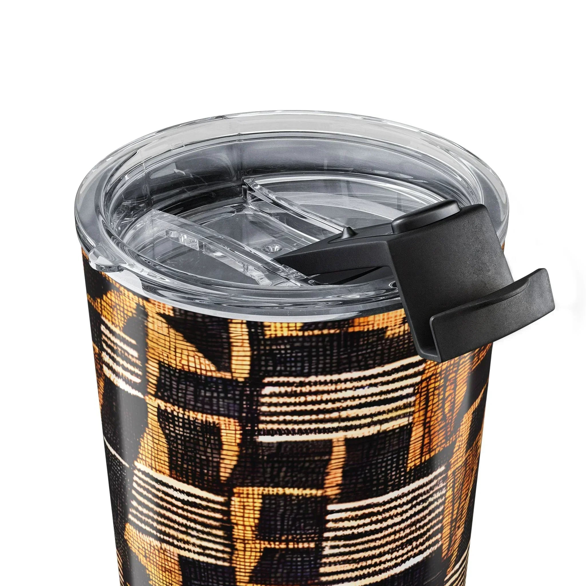 Timbuktu Gold Mud Cloth Tumbler - The Global Wanderer