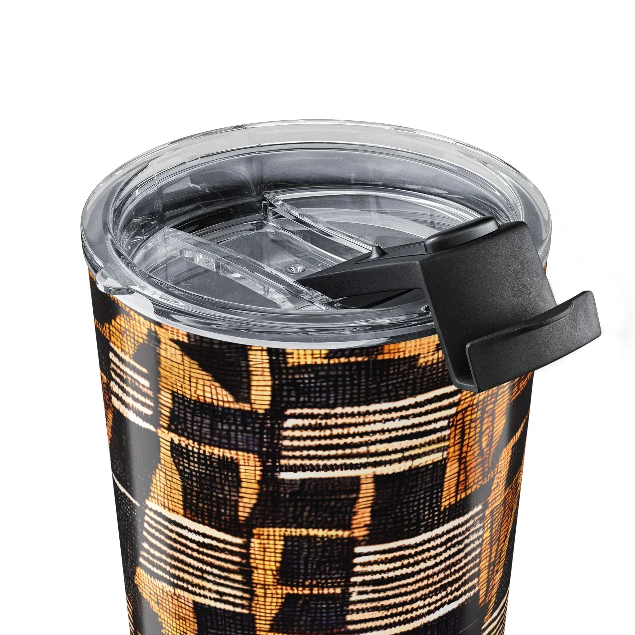 Timbuktu Gold Mud Cloth Tumbler - The Global Wanderer