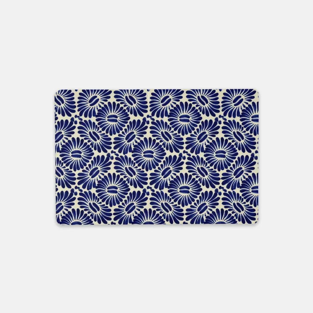 Tlaxcala Talavera Tile Desk Mat - The Global Wanderer