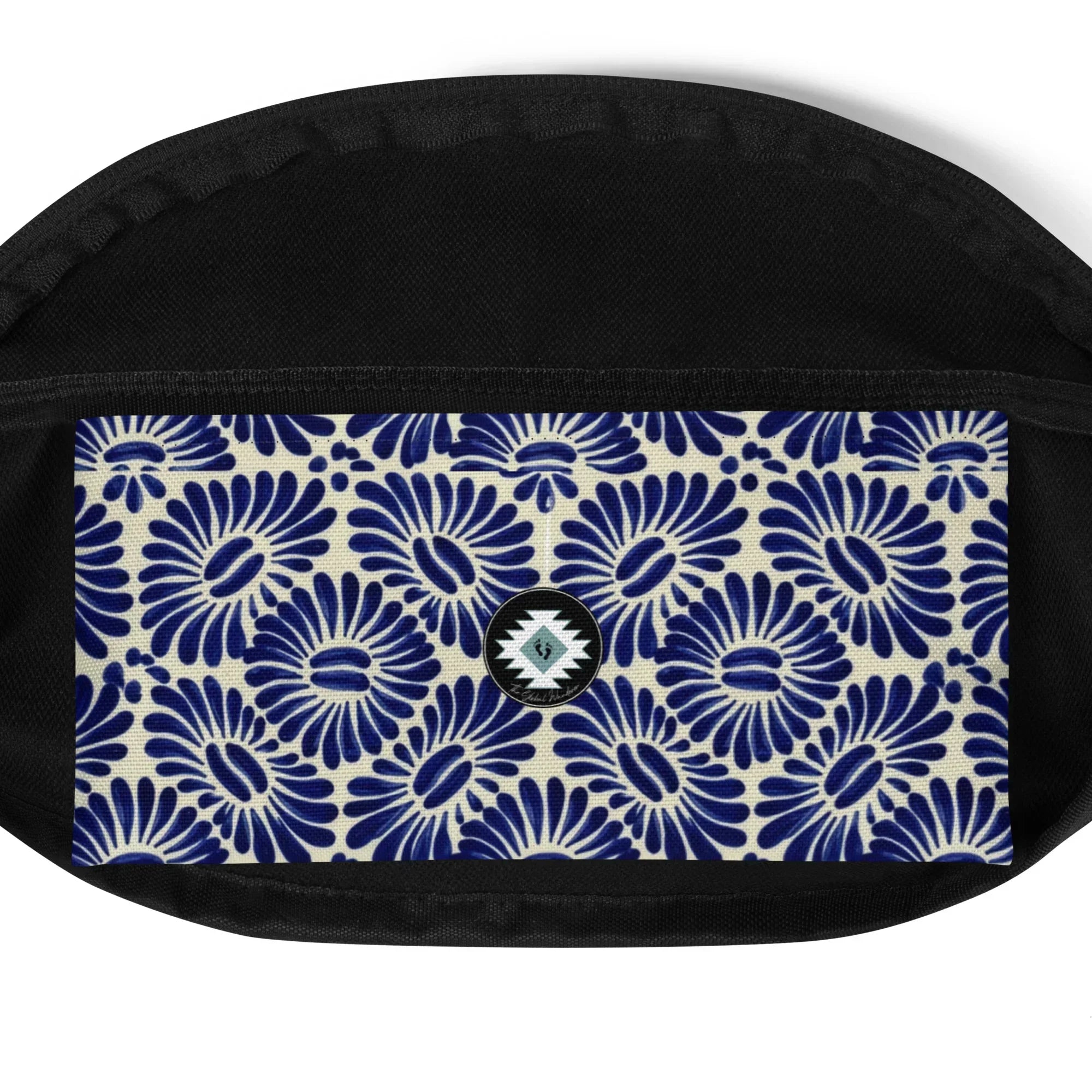 Tlaxcala Talavera Tile Fanny Pack - The Global Wanderer