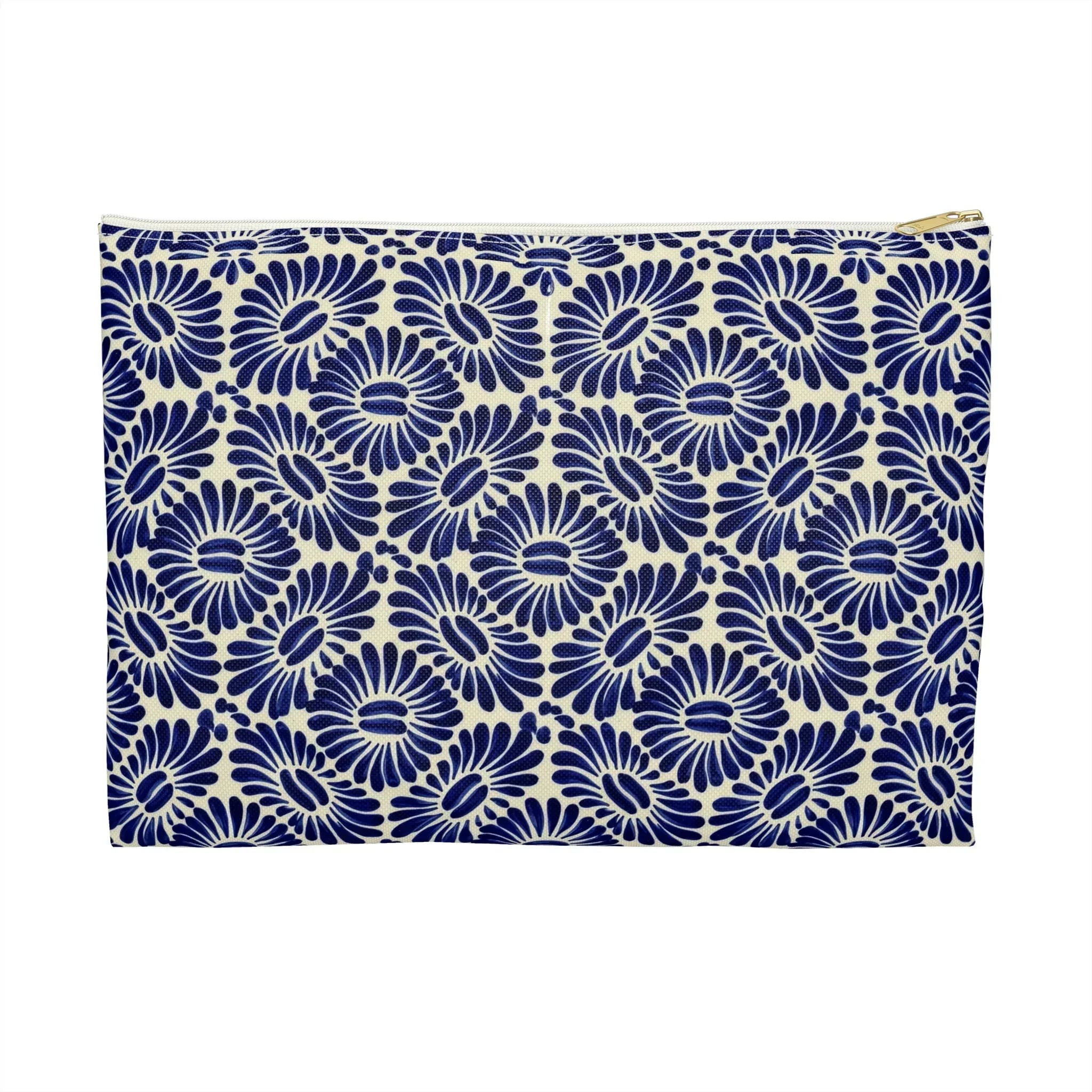 Tlaxcala Talavera Tile Flat Pouch - The Global Wanderer