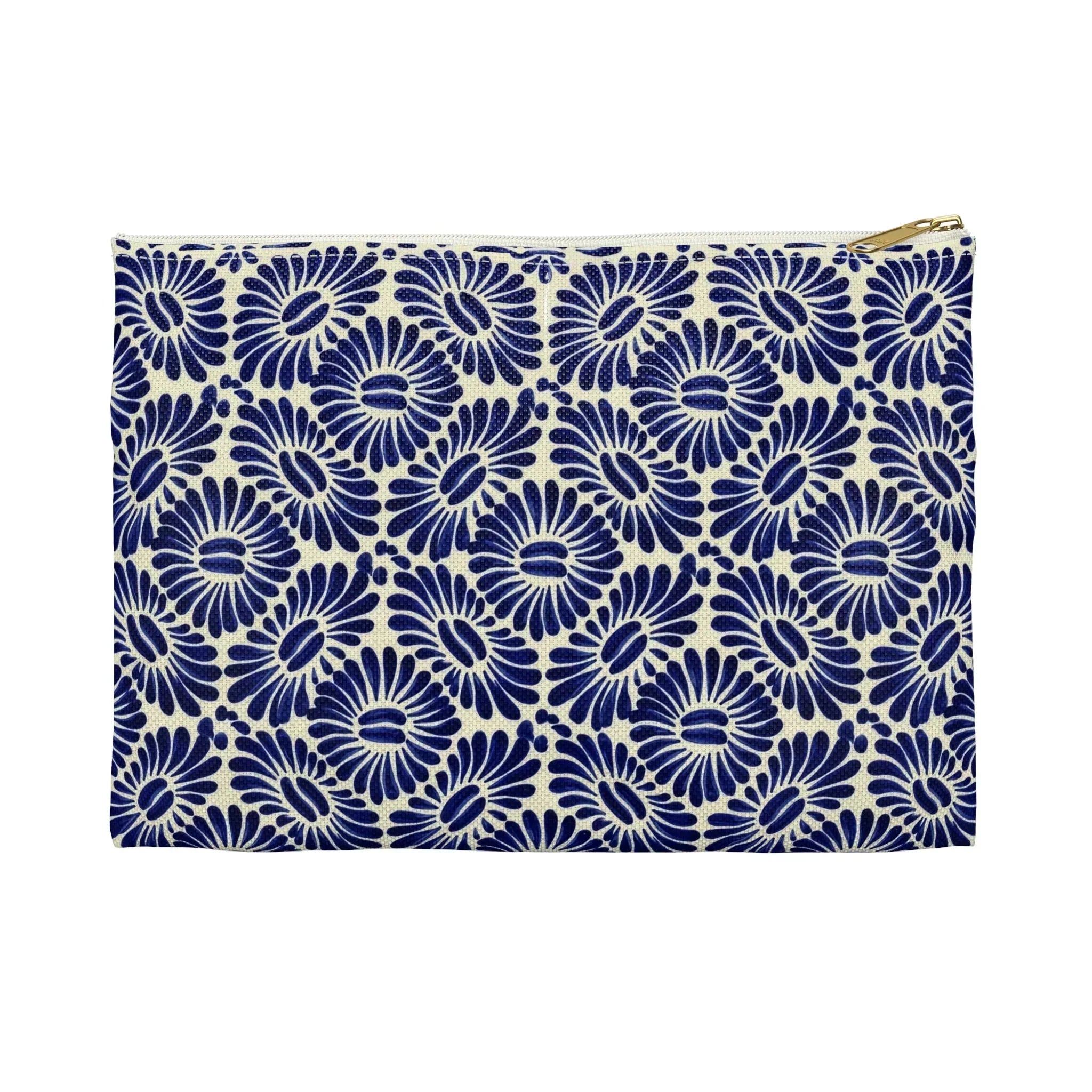 Tlaxcala Talavera Tile Flat Pouch - The Global Wanderer