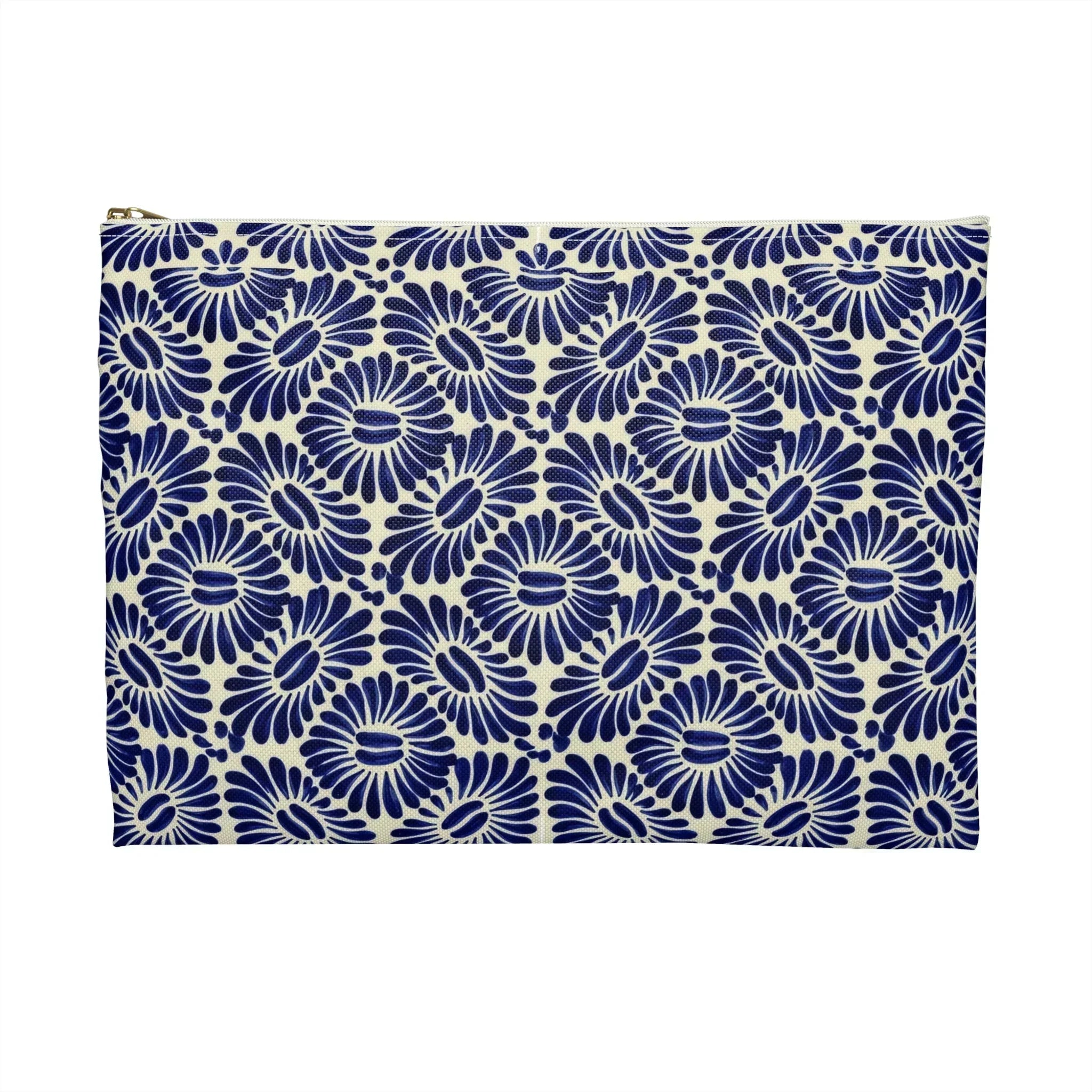 Tlaxcala Talavera Tile Flat Pouch - The Global Wanderer