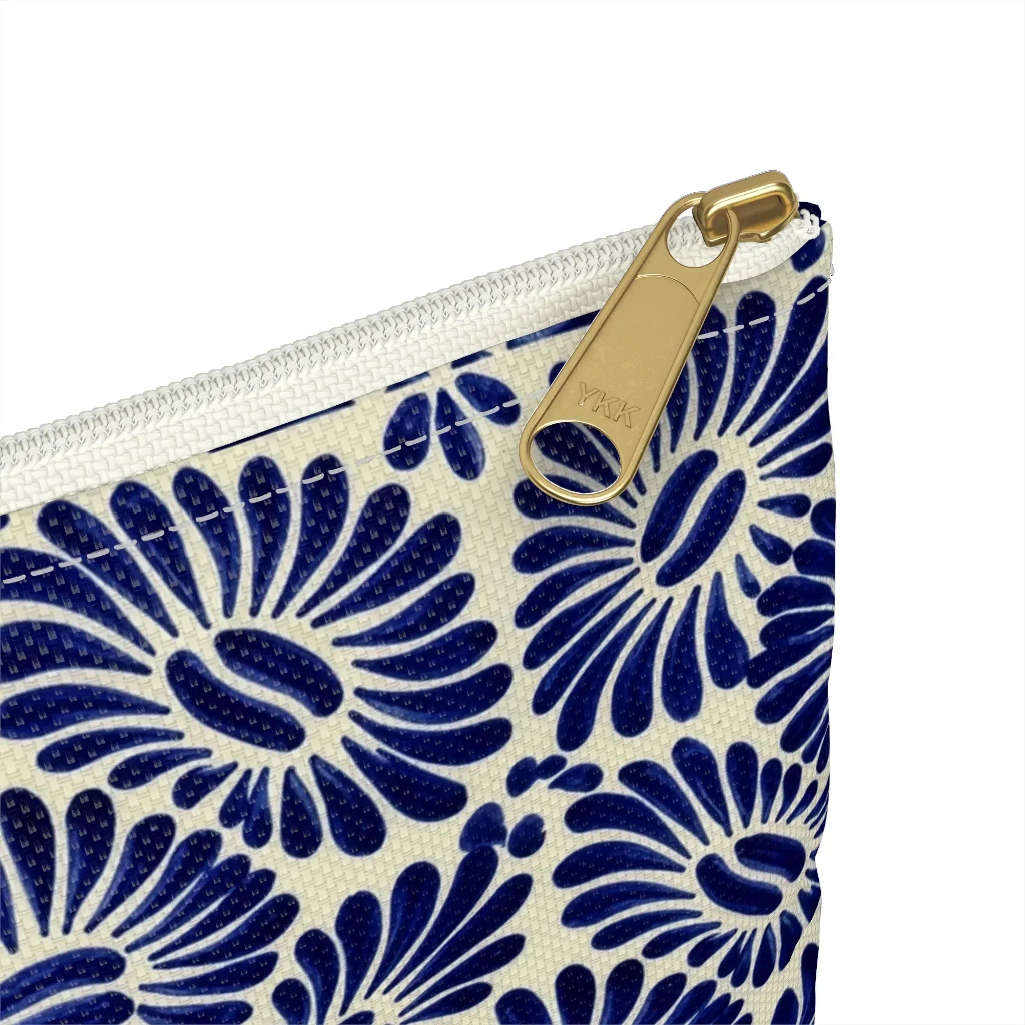 Tlaxcala Talavera Tile Flat Pouch - The Global Wanderer