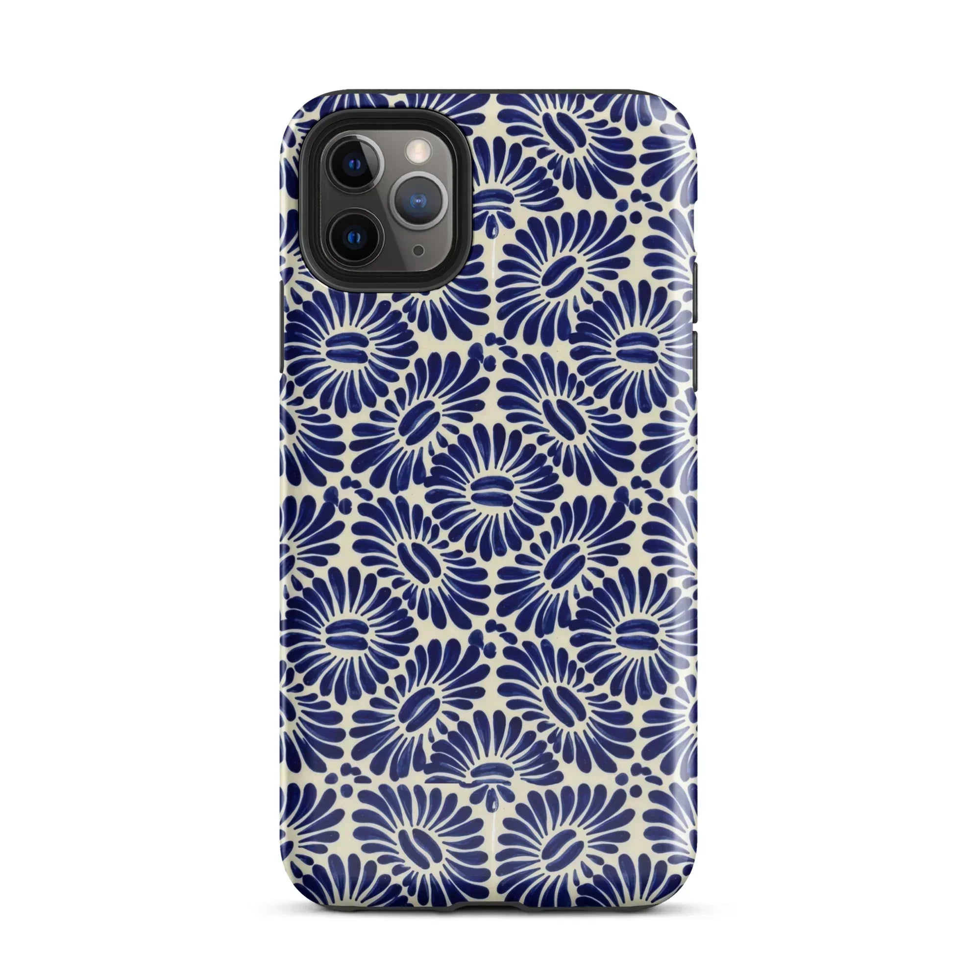 Tlaxcala Talavera Tile MagSafe iPhone Case - The Global Wanderer