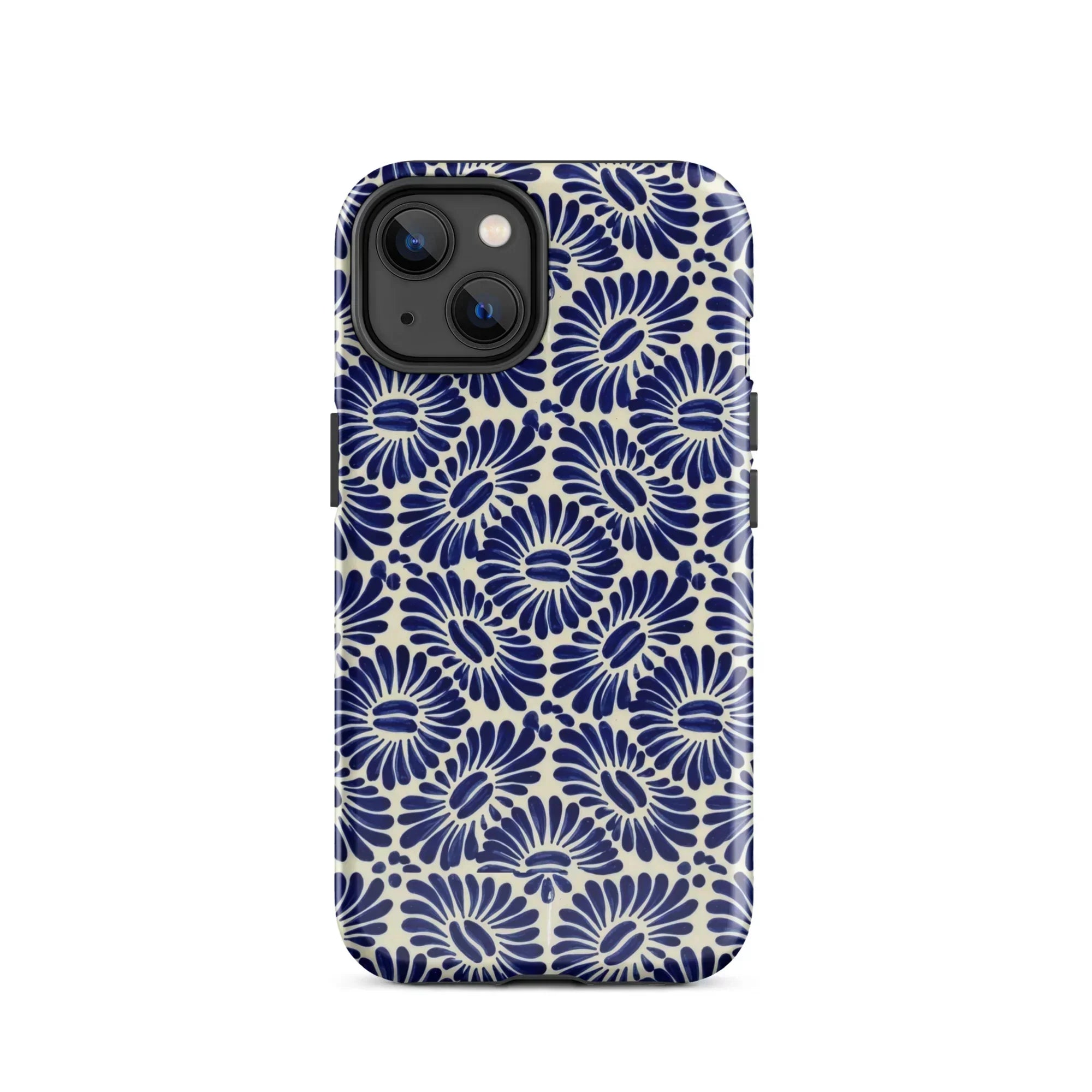 Tlaxcala Talavera Tile MagSafe iPhone Case - The Global Wanderer