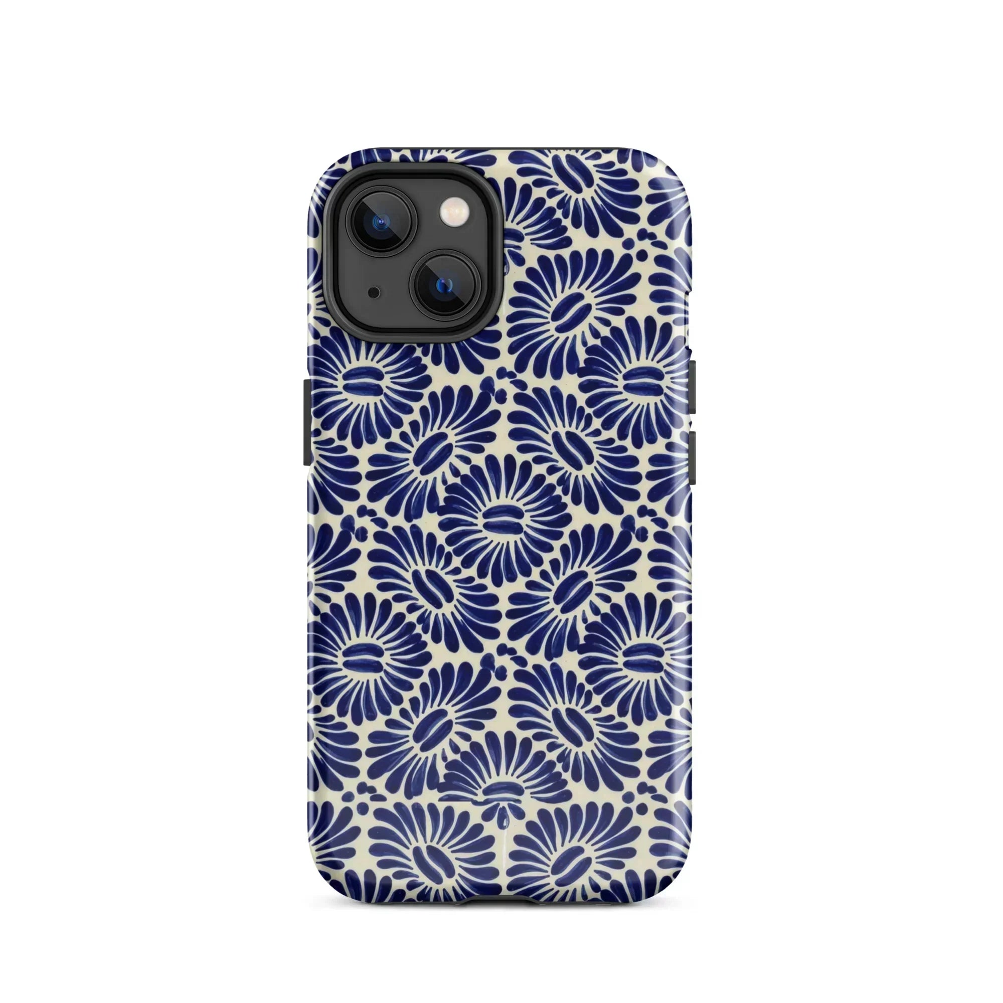 Tlaxcala Talavera Tile MagSafe iPhone Case - The Global Wanderer