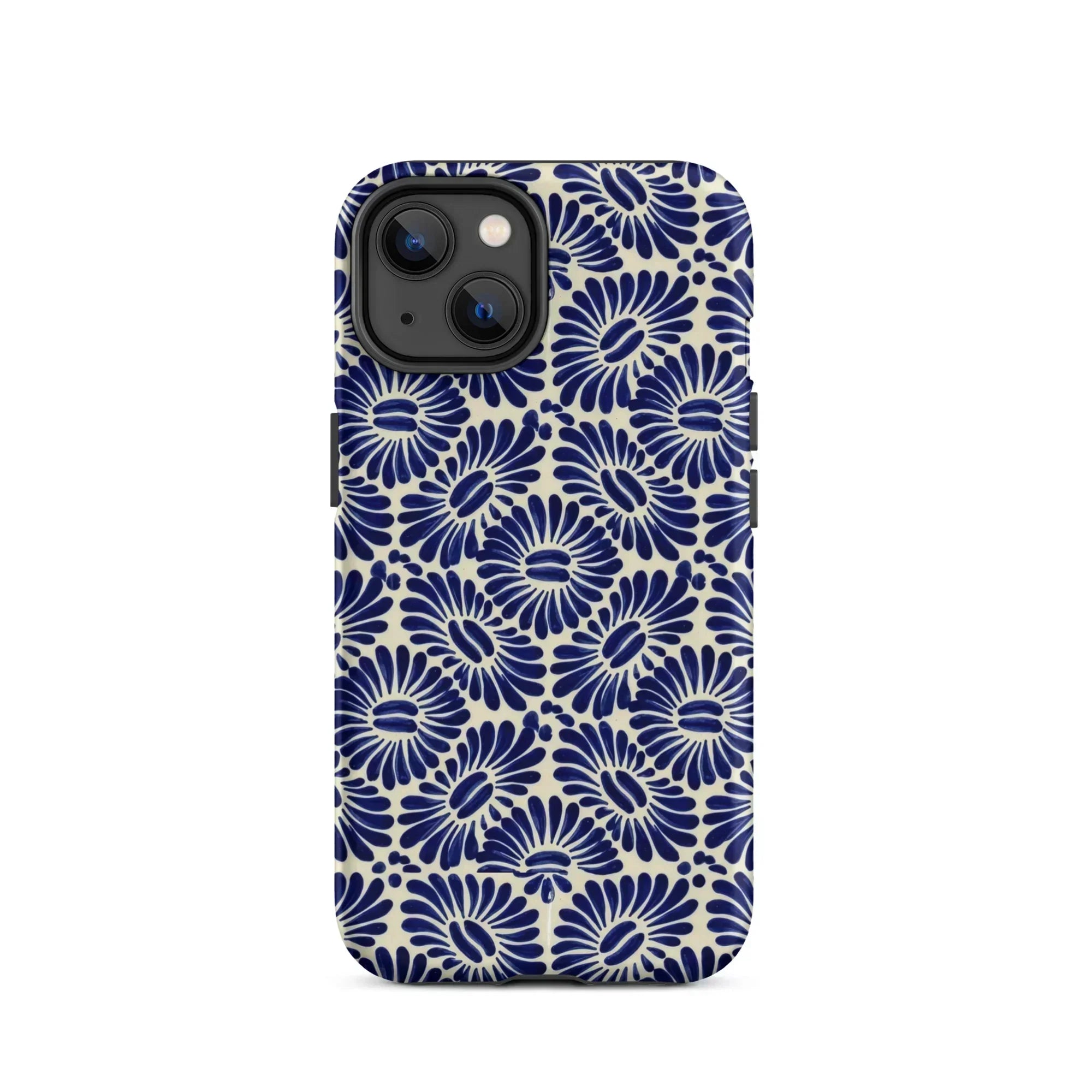 Tlaxcala Talavera Tile MagSafe iPhone Case - The Global Wanderer