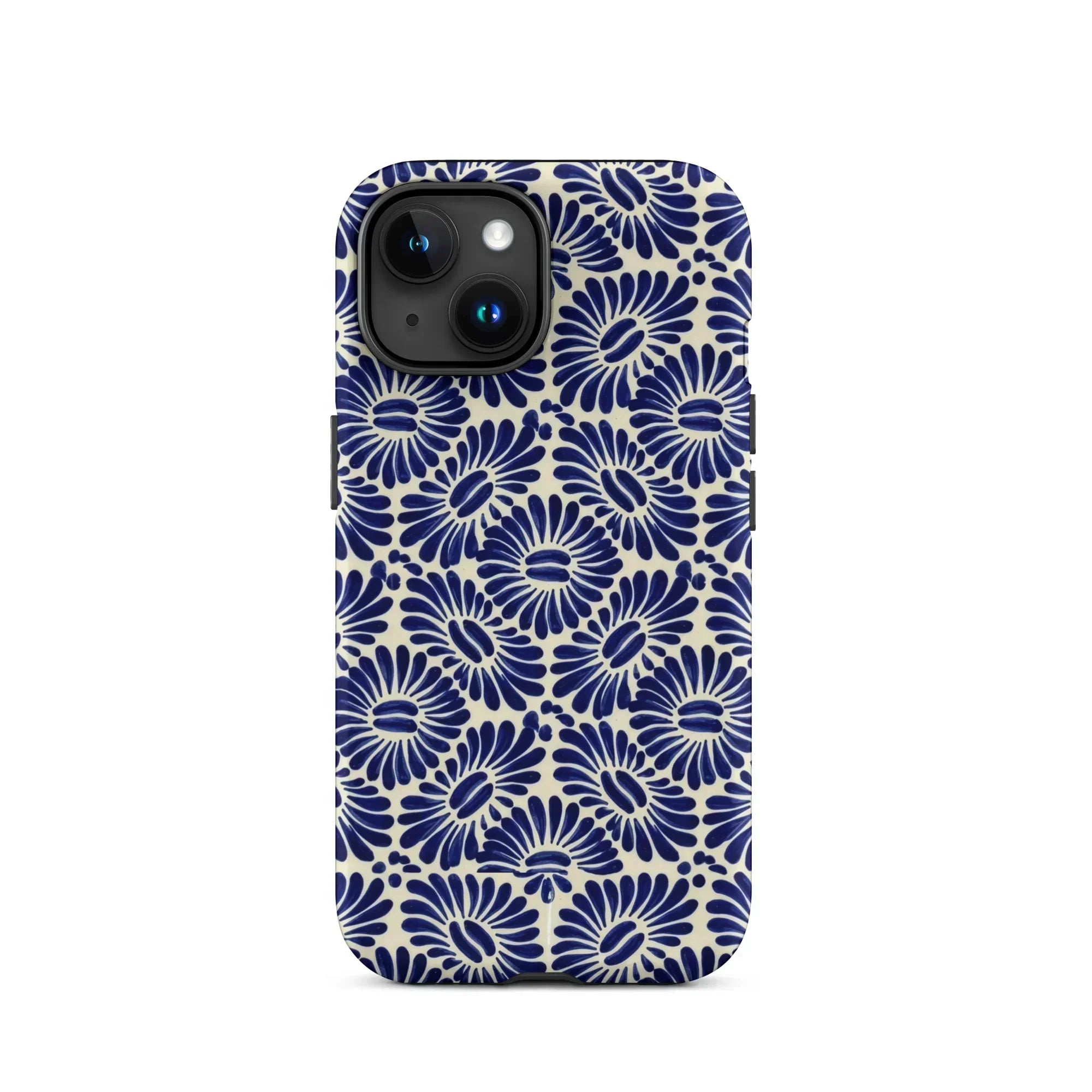 Tlaxcala Talavera Tile MagSafe iPhone Case - The Global Wanderer