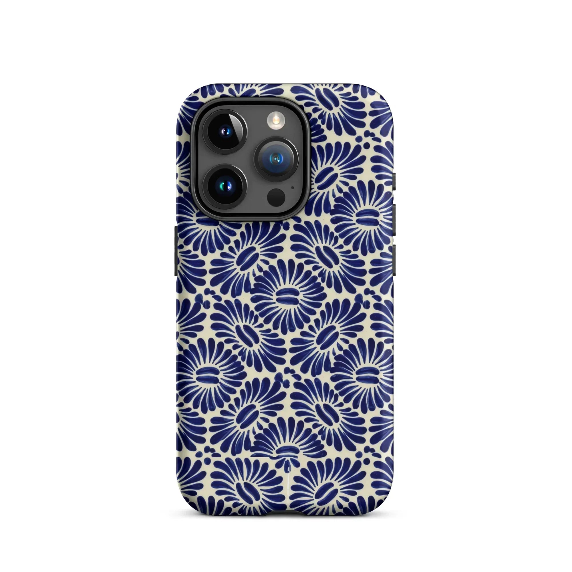 Tlaxcala Talavera Tile MagSafe iPhone Case - The Global Wanderer