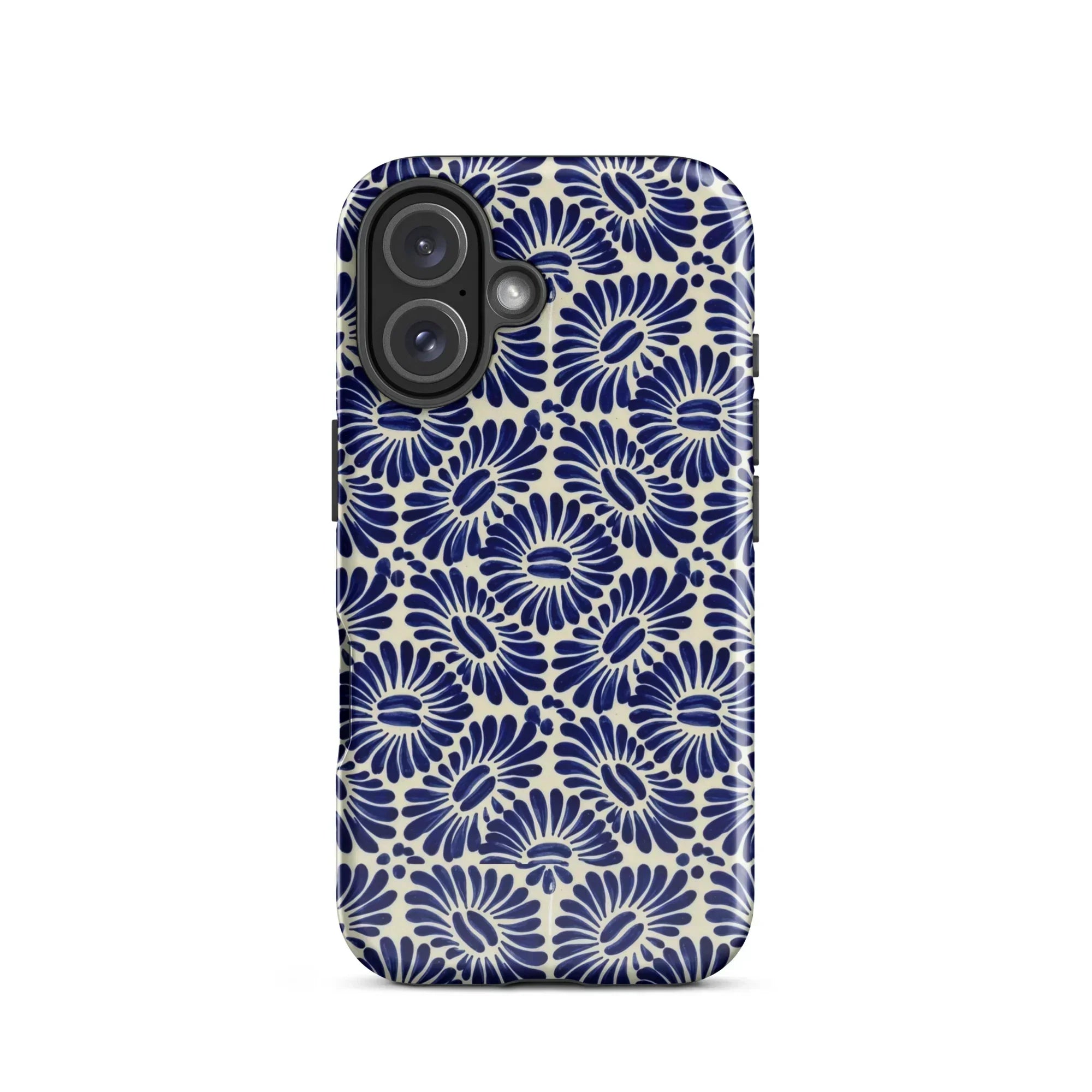 Tlaxcala Talavera Tile MagSafe iPhone Case - The Global Wanderer