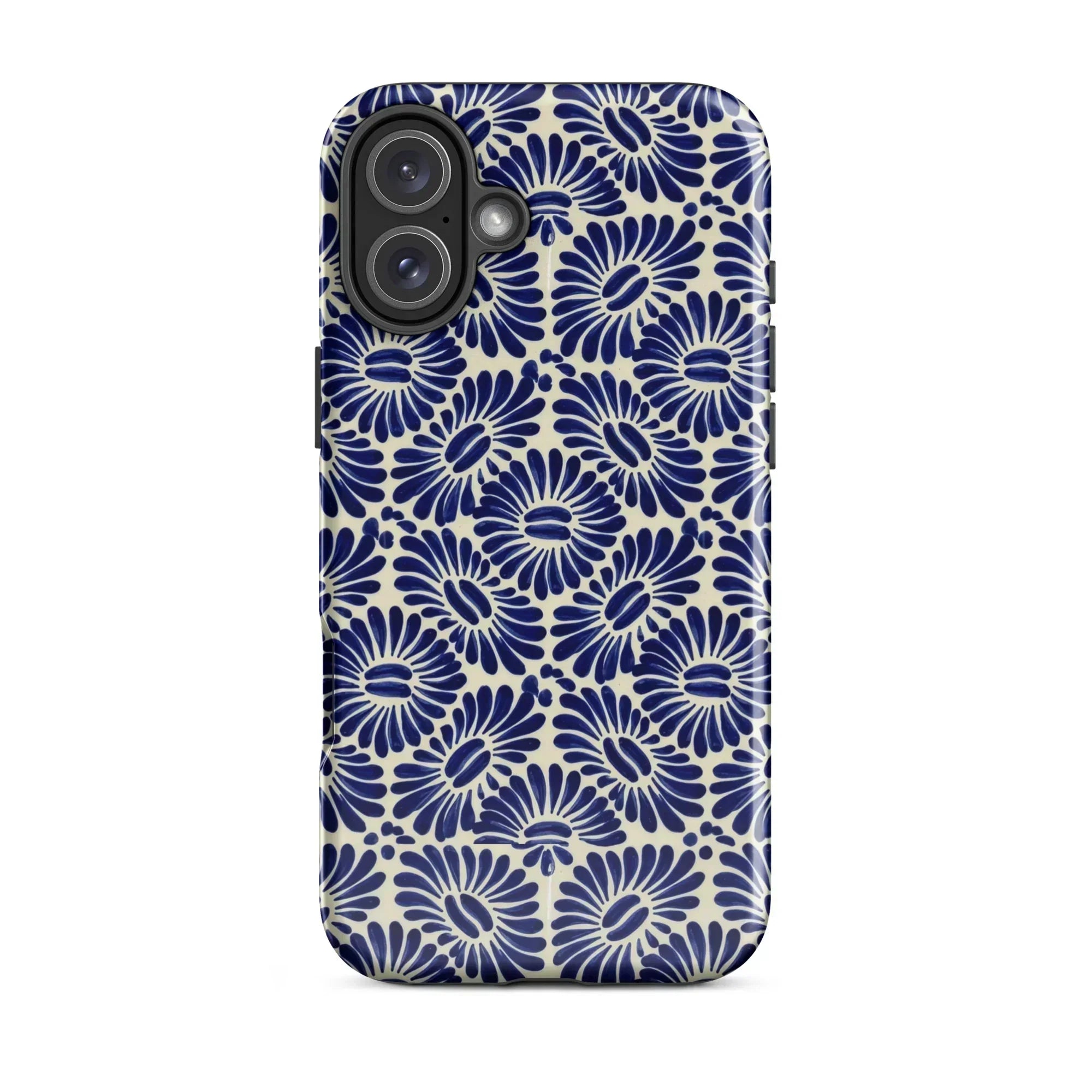 Tlaxcala Talavera Tile MagSafe iPhone Case - The Global Wanderer