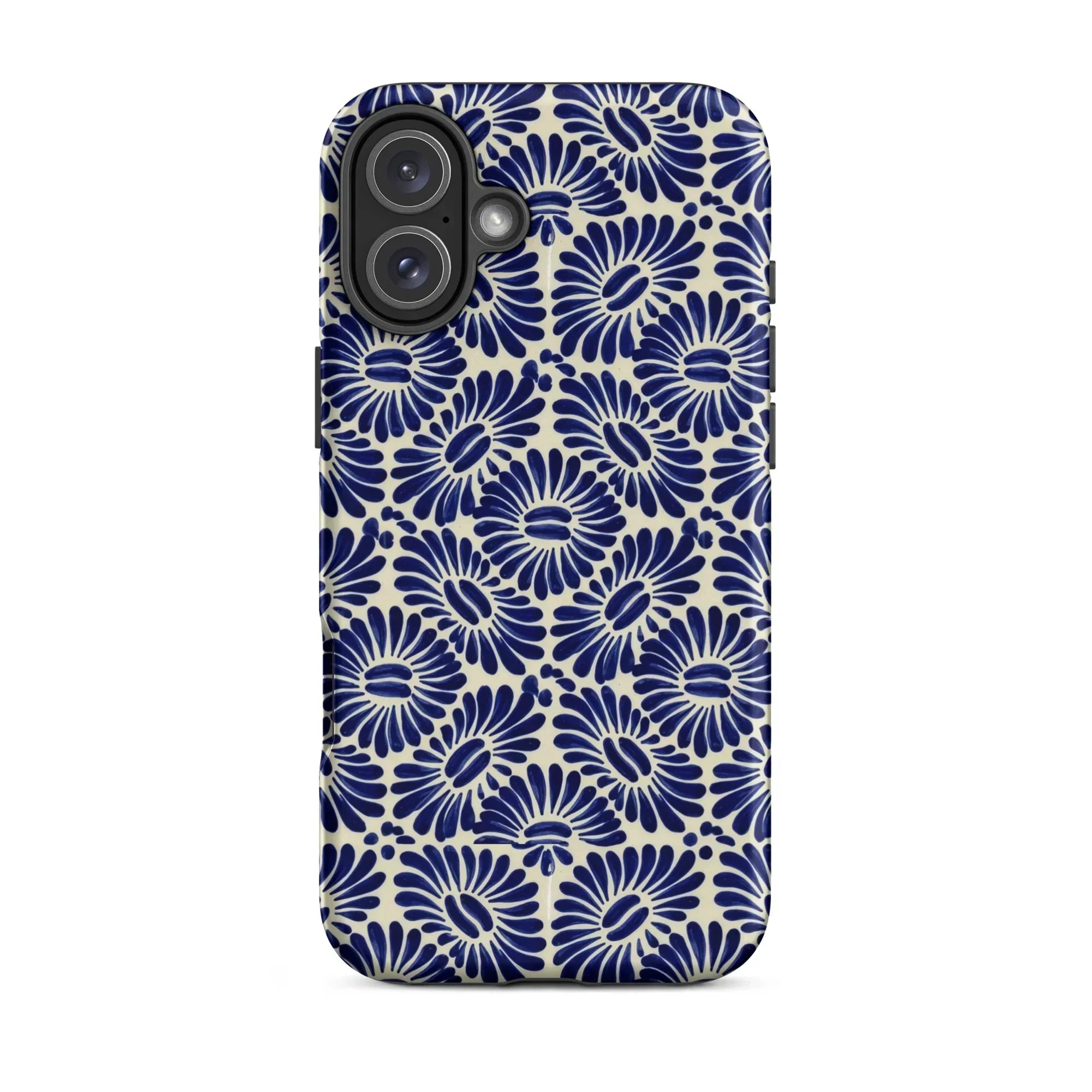 Tlaxcala Talavera Tile MagSafe iPhone Case - The Global Wanderer