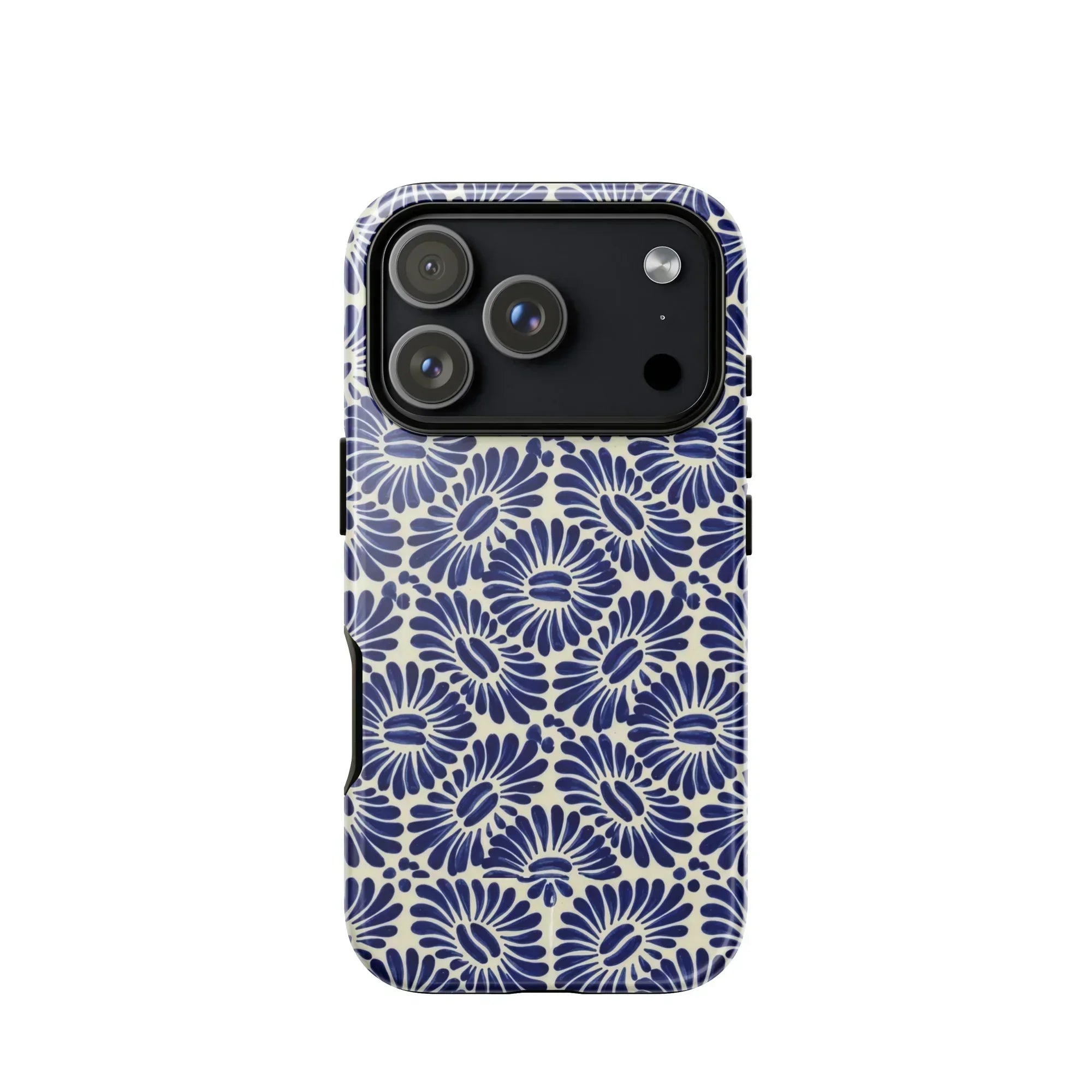 Tlaxcala Talavera Tile MagSafe iPhone Case - The Global Wanderer