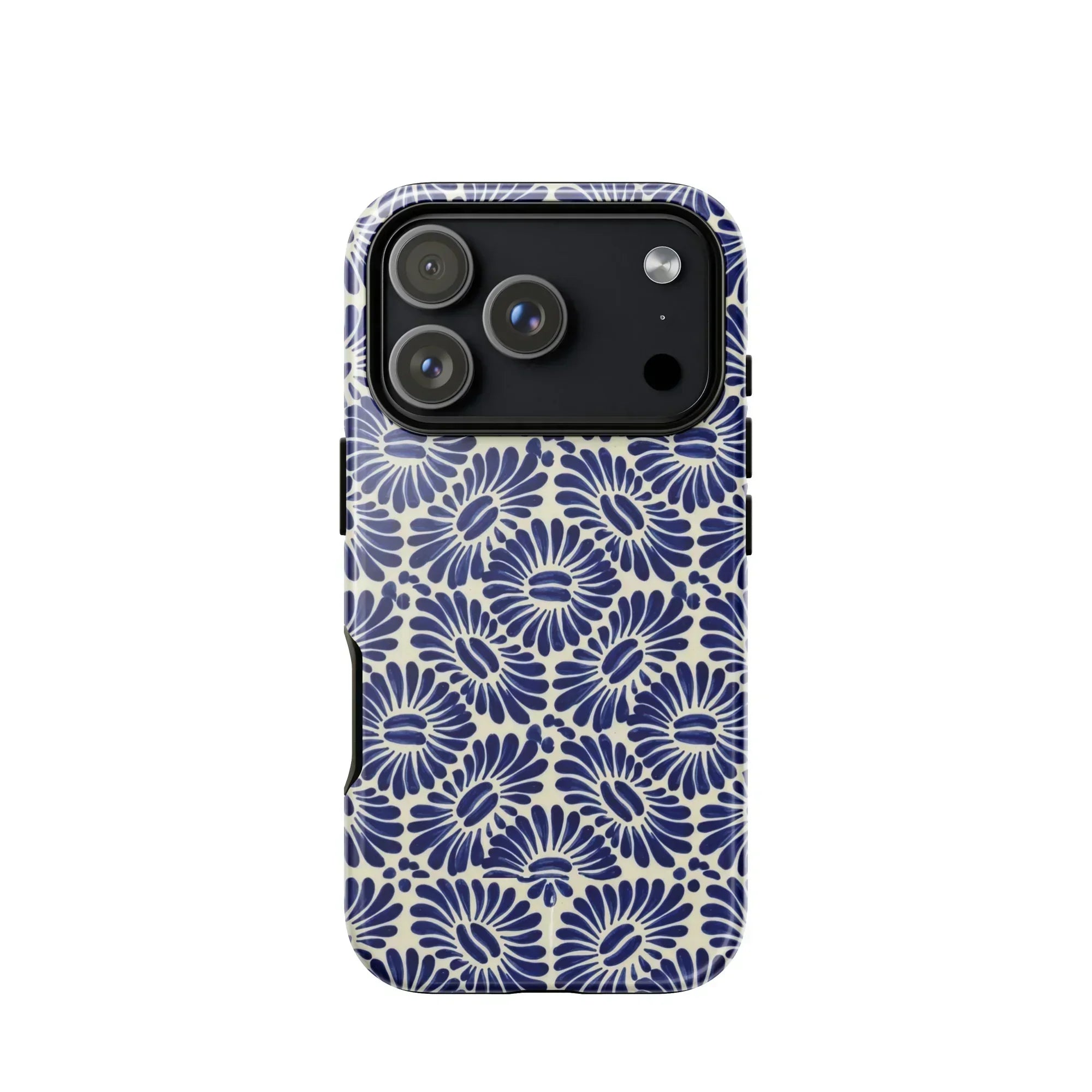 Tlaxcala Talavera Tile MagSafe iPhone Case - The Global Wanderer
