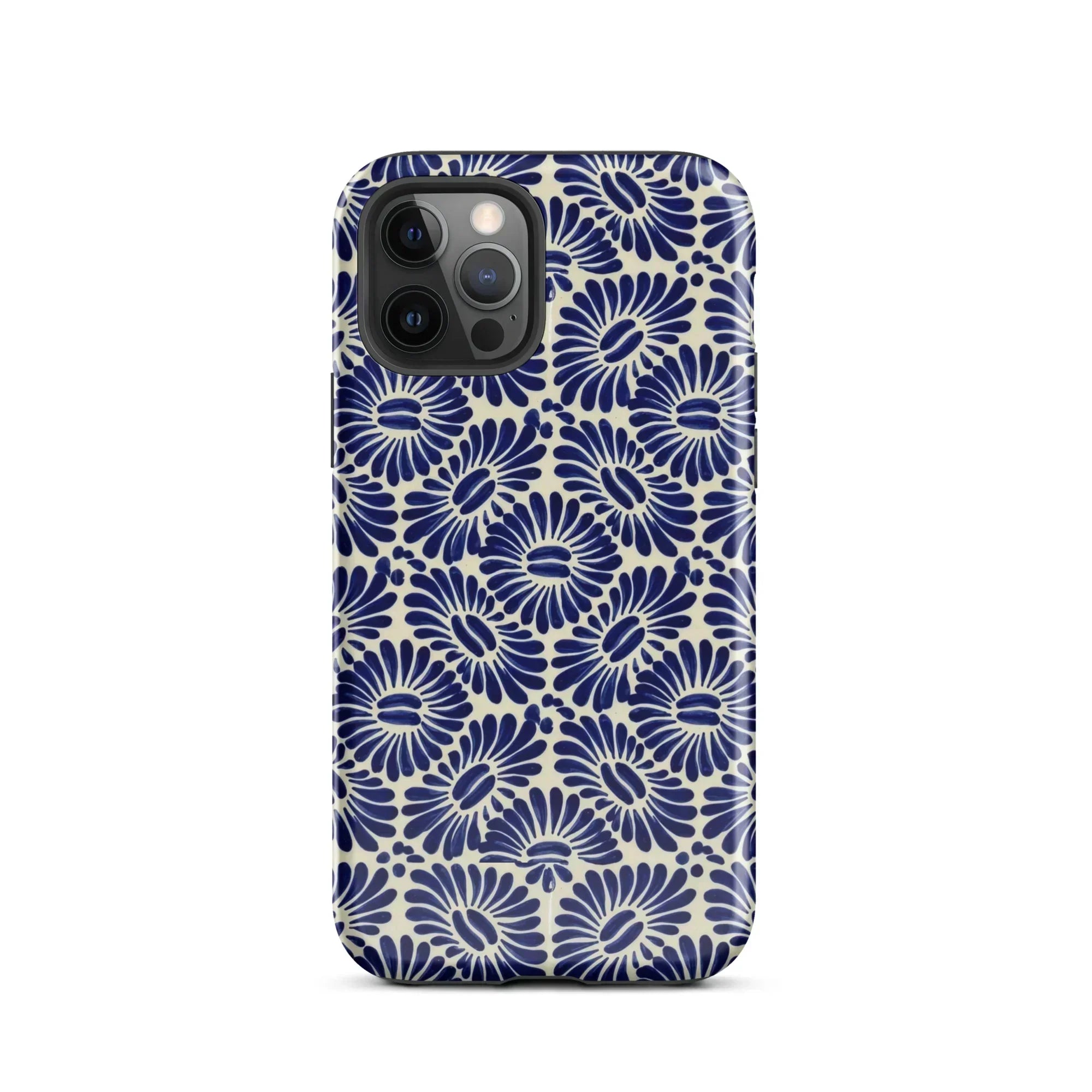 Tlaxcala Talavera Tile MagSafe iPhone Case - The Global Wanderer