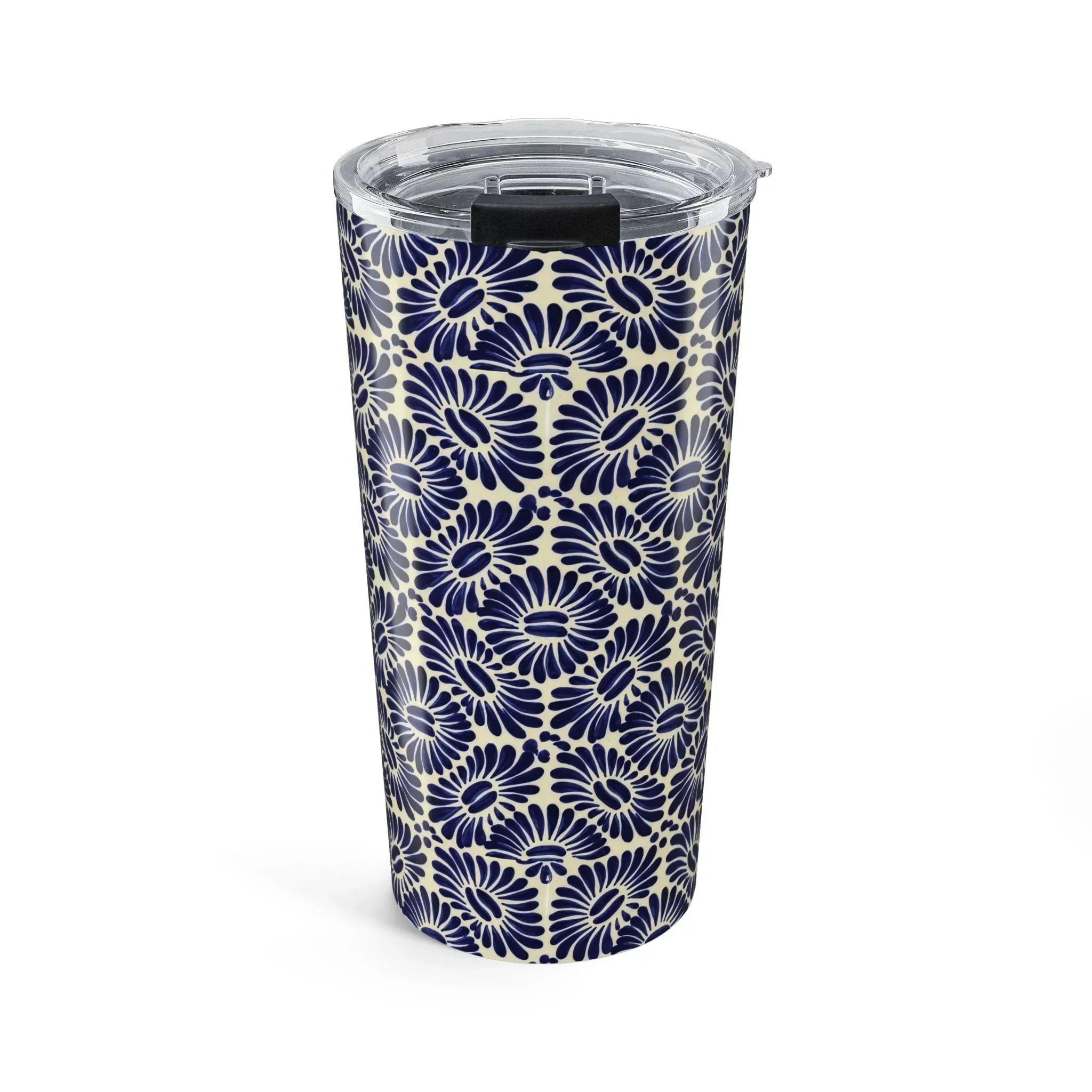 Tlaxcala Talavera Tile Tumbler - The Global Wanderer