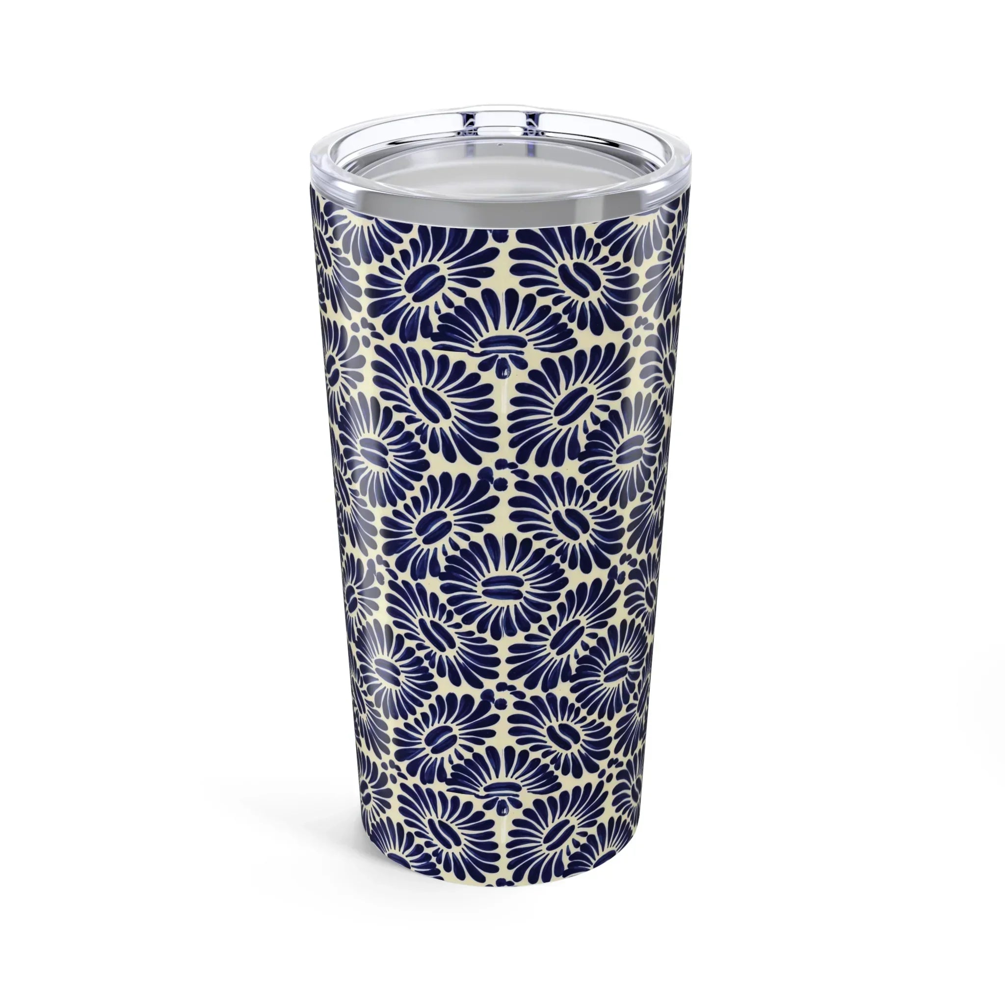 Tlaxcala Talavera Tile Tumbler - The Global Wanderer