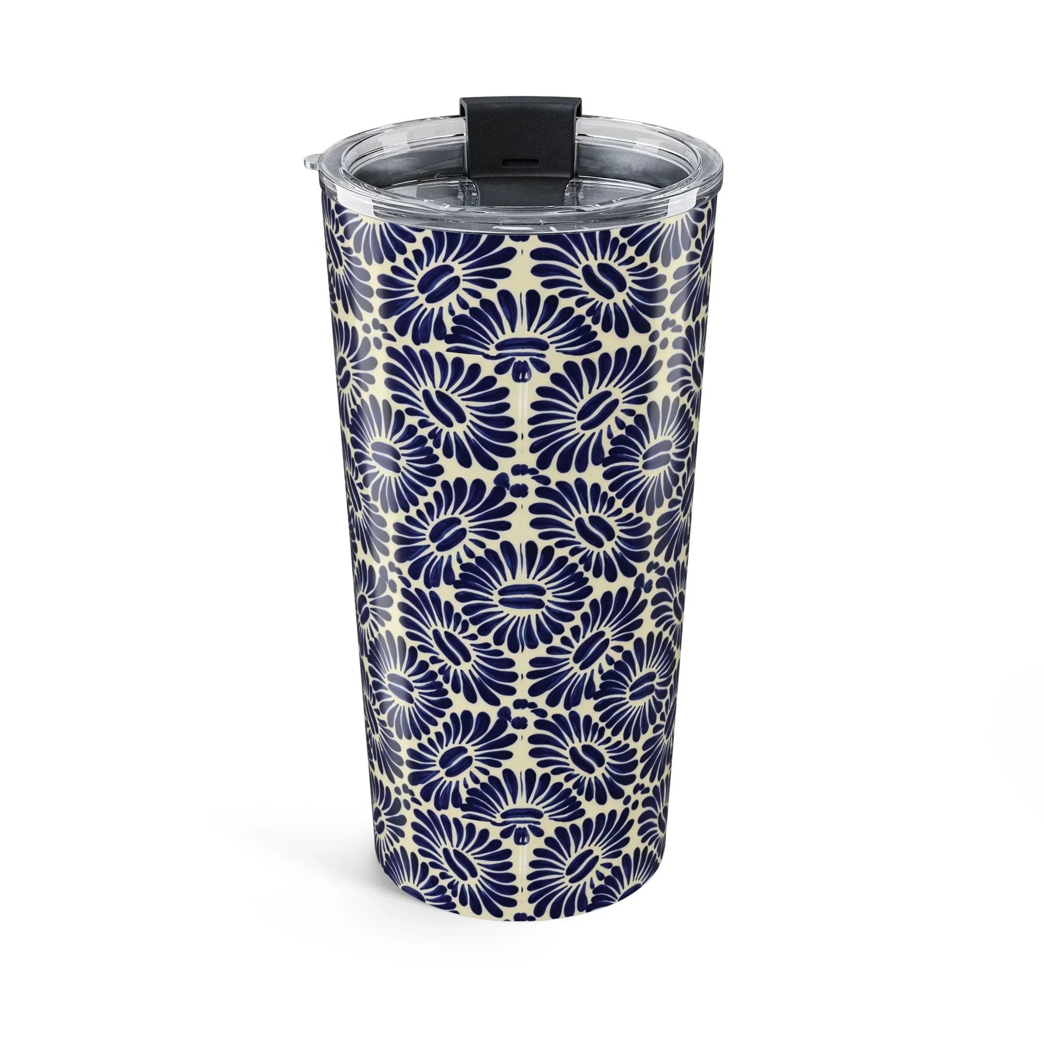 Tlaxcala Talavera Tile Tumbler - The Global Wanderer