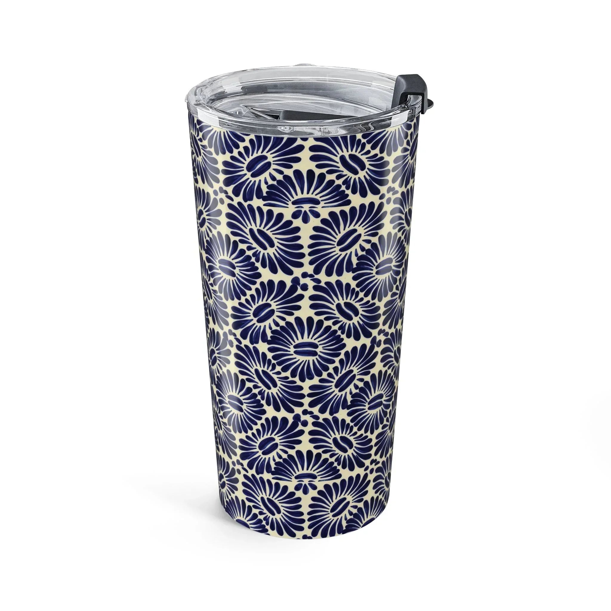 Tlaxcala Talavera Tile Tumbler - The Global Wanderer