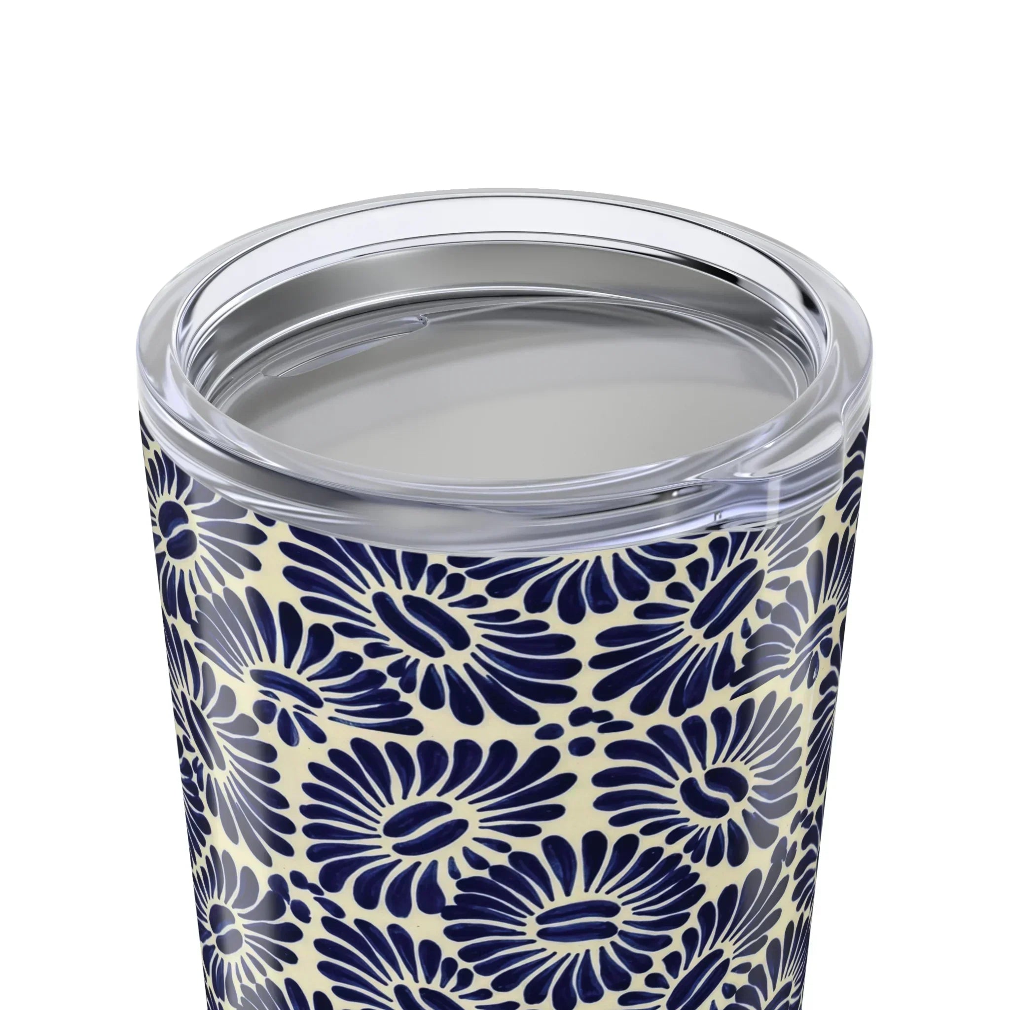 Tlaxcala Talavera Tile Tumbler - The Global Wanderer