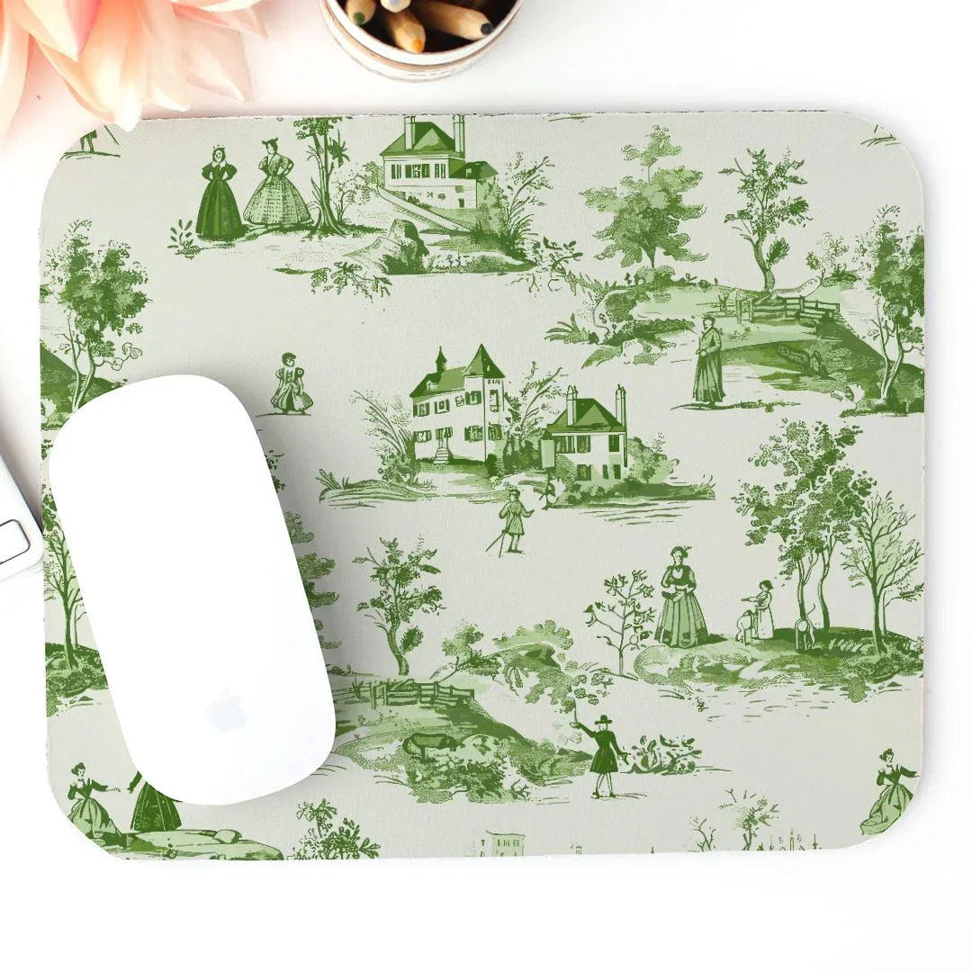 Toile d’Avignon Mouse Pad - The Global Wanderer
