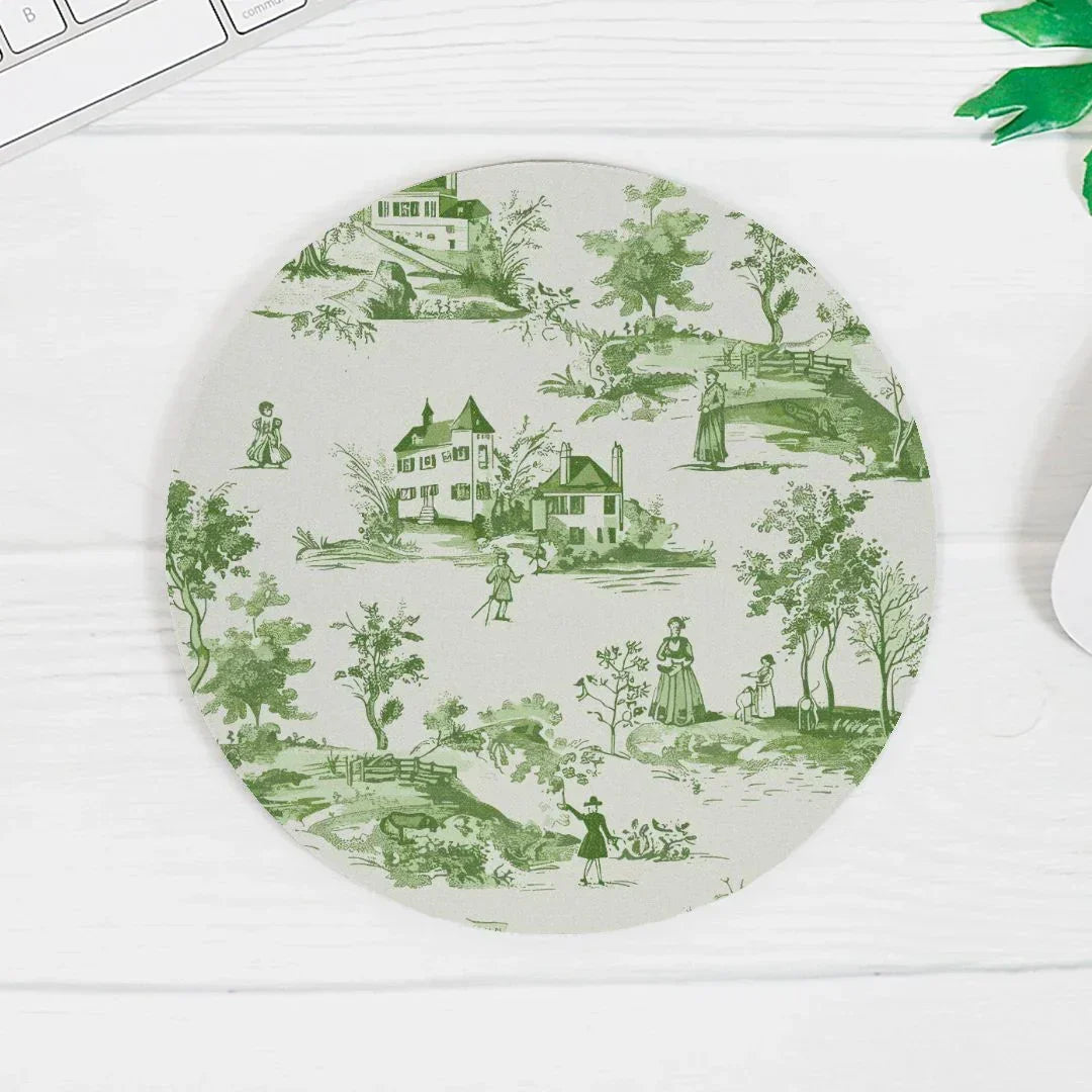 Toile d’Avignon Mouse Pad - The Global Wanderer