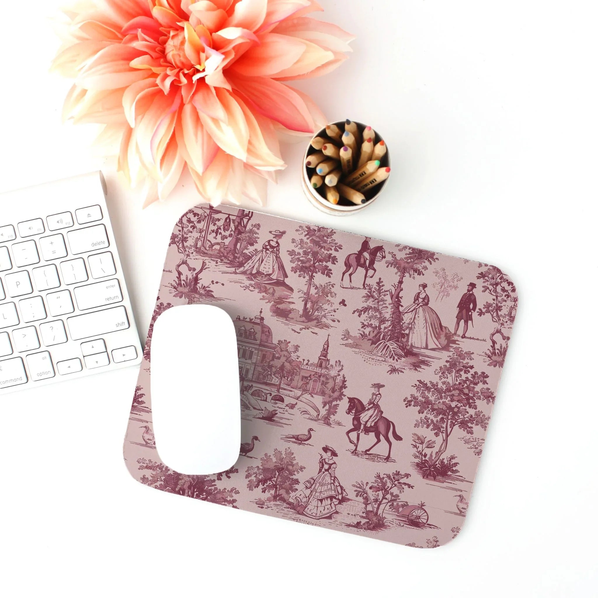 Toile de Paris Mouse Pad - The Global Wanderer