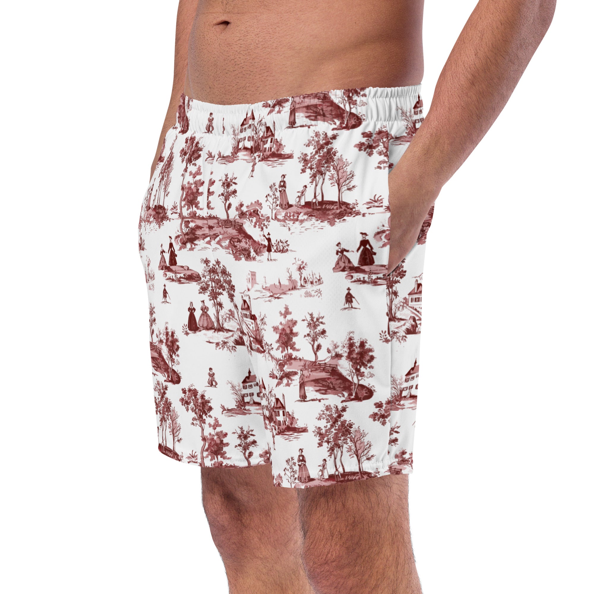 Toile de Rouen Recycled Swim Trunks - The Global Wanderer