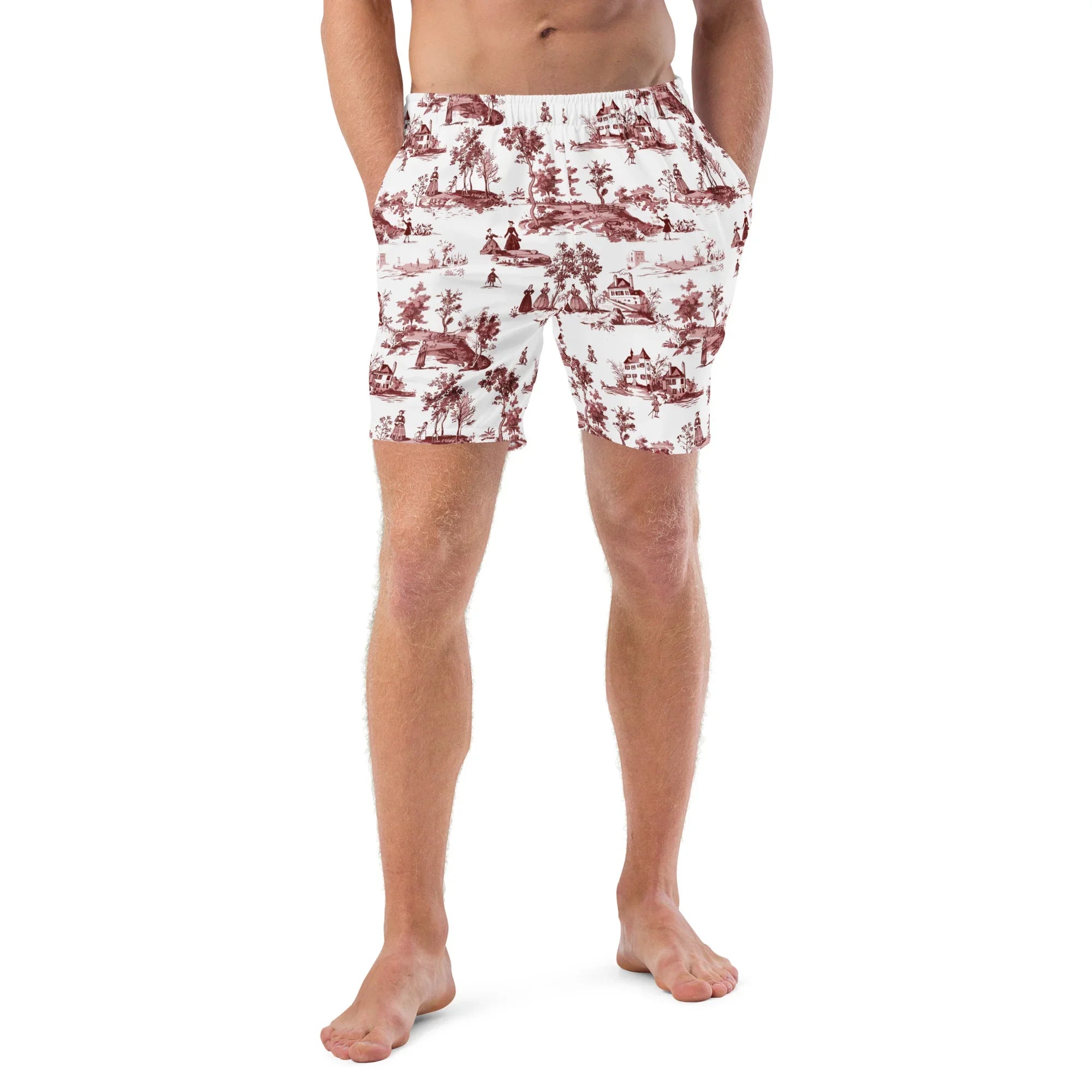 Toile de Rouen Recycled Swim Trunks - The Global Wanderer