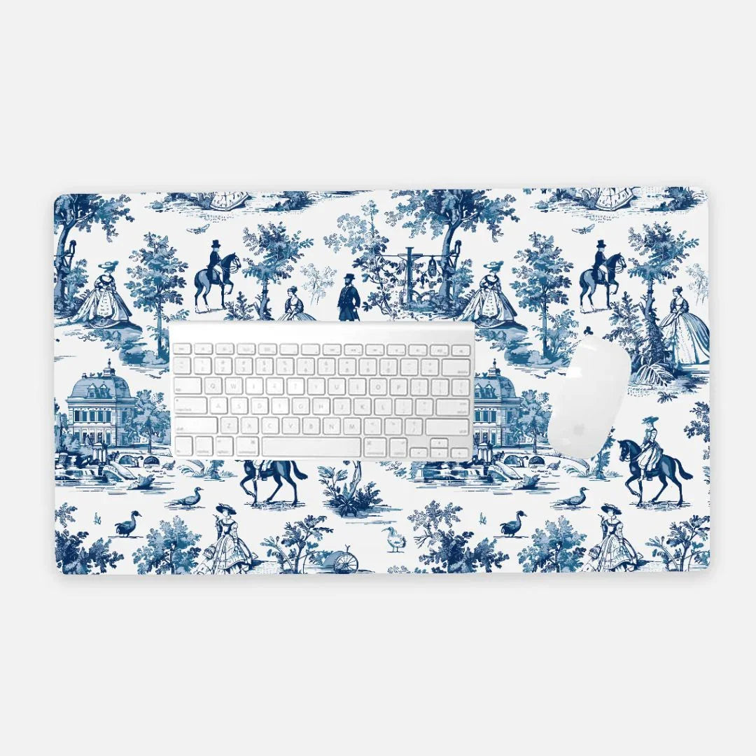 Toile de Versailles Desk Mat - The Global Wanderer