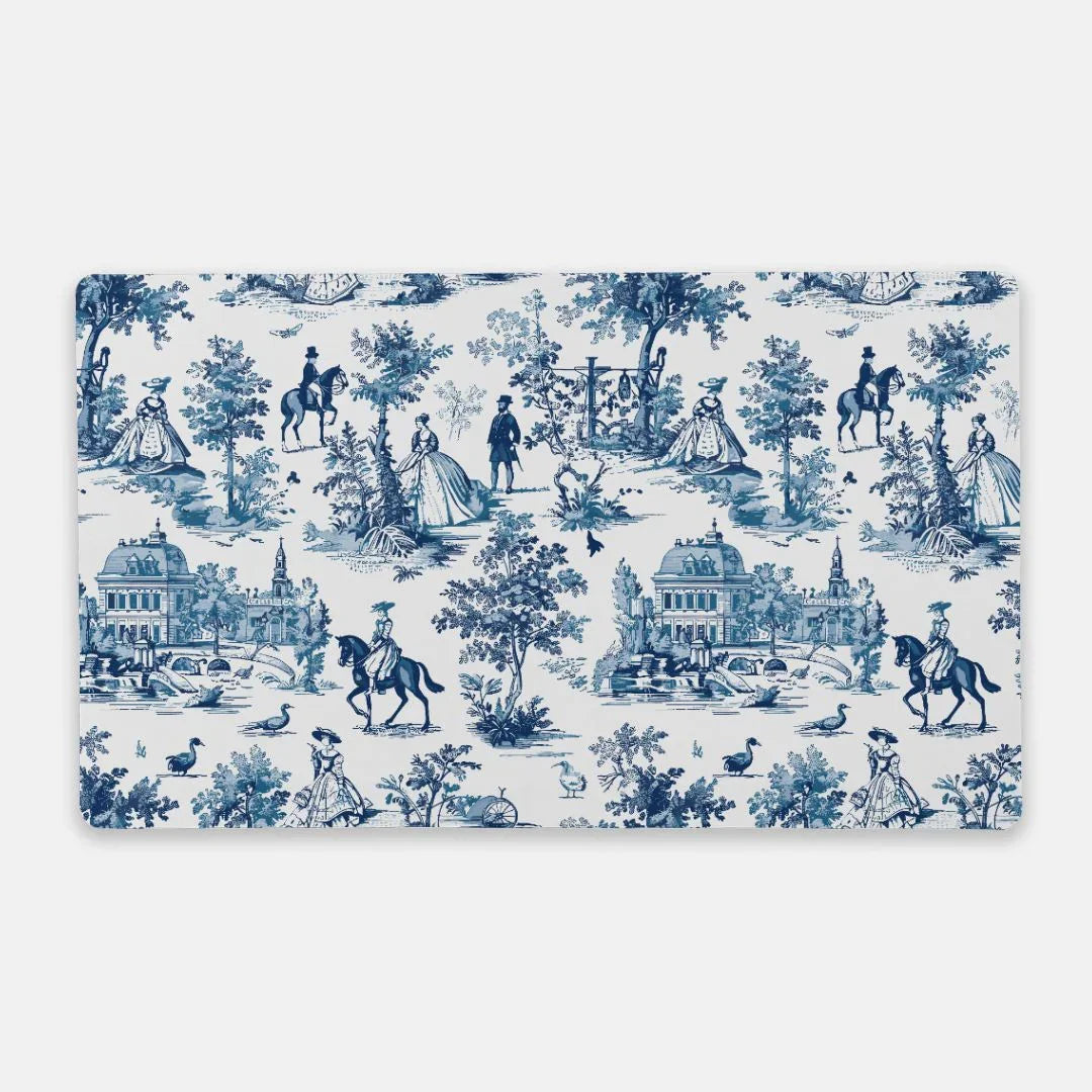 Toile de Versailles Desk Mat - The Global Wanderer