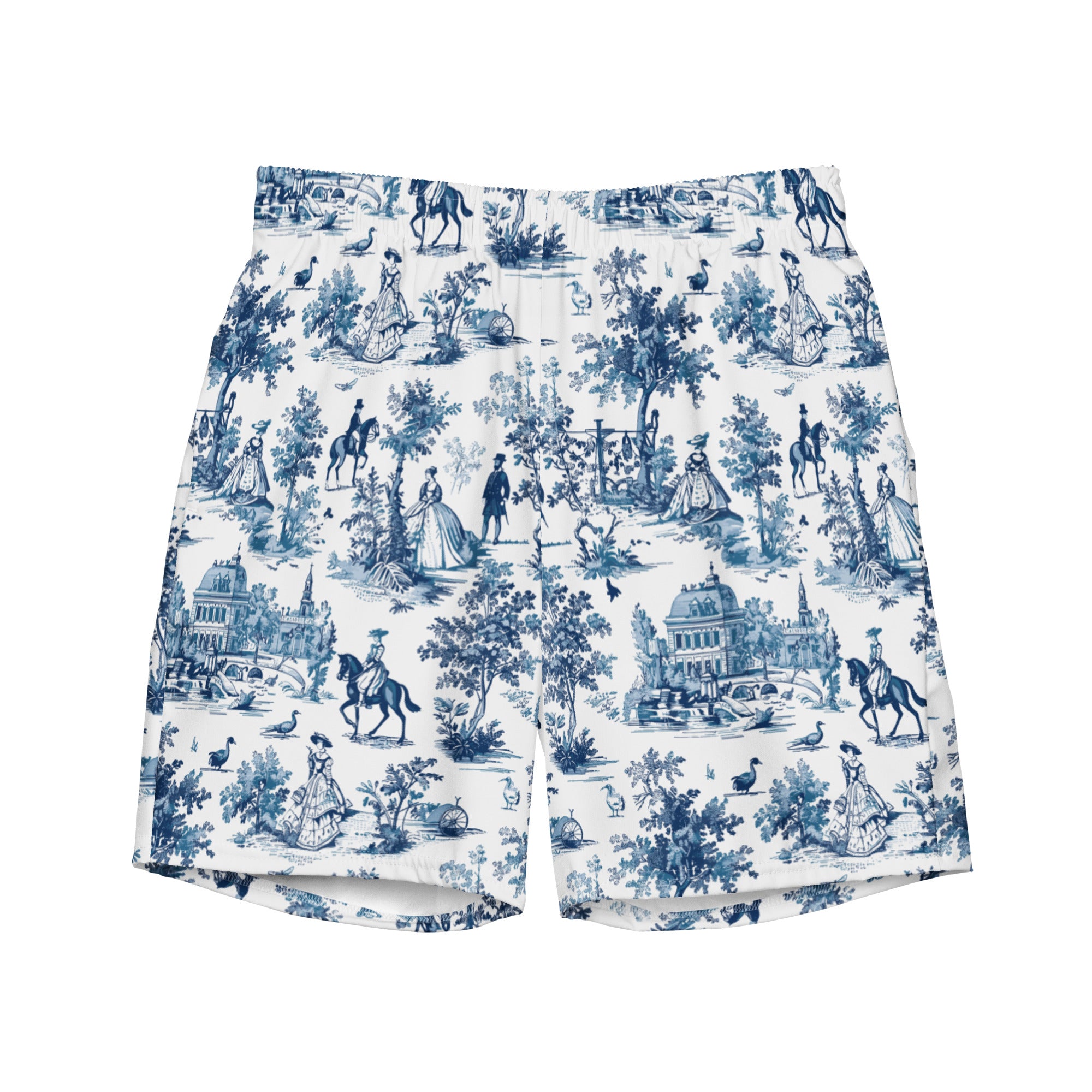 Toile de Versailles Recycled Swim Trunks - The Global Wanderer